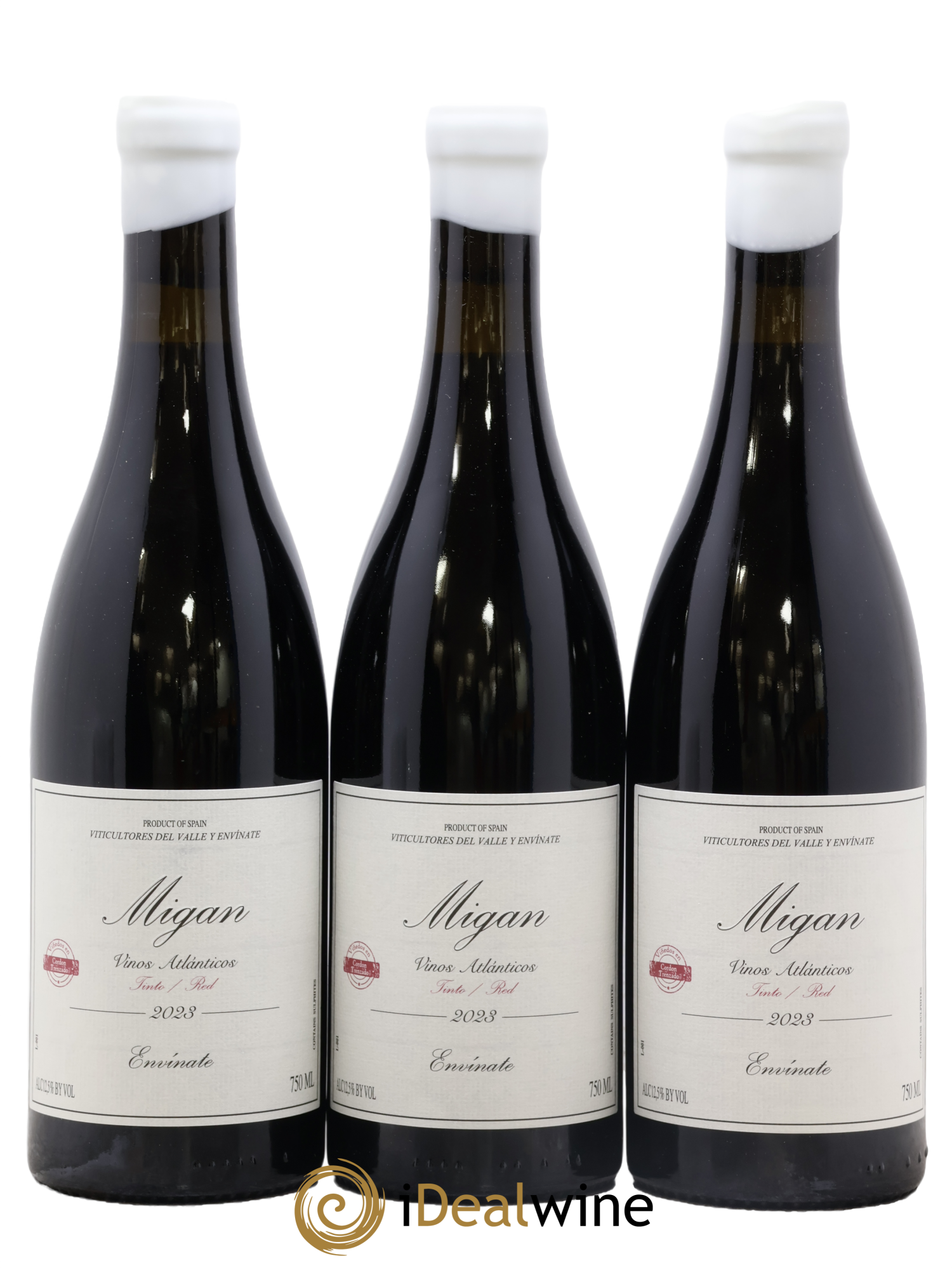Vinos Atlanticos - Islas Canarias Migan Envinate 2023 - Lot de 3 bouteilles - 0