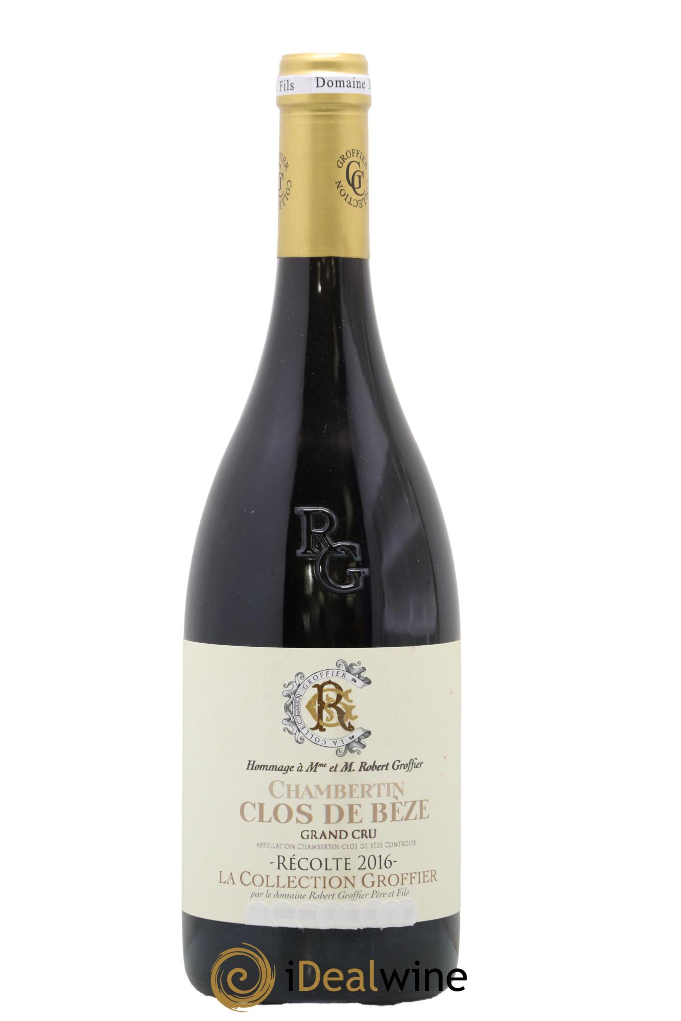 Chambertin Clos de Bèze Grand Cru Robert Groffier Père & Fils (Domaine) 2016 - Posten von 1 Flasche - 0