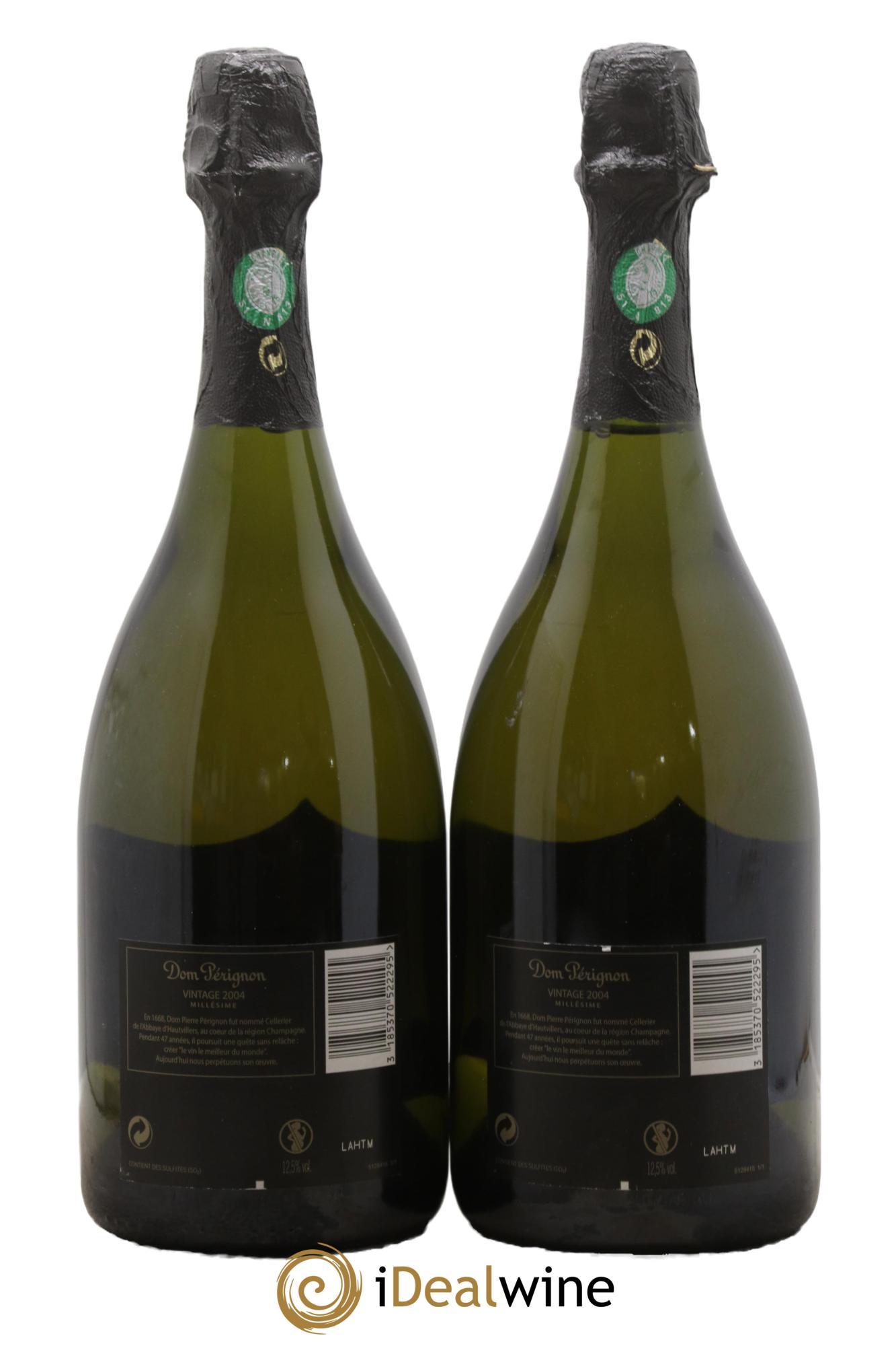 Brut Dom Pérignon 2004 - Lot de 2 bouteilles - 1