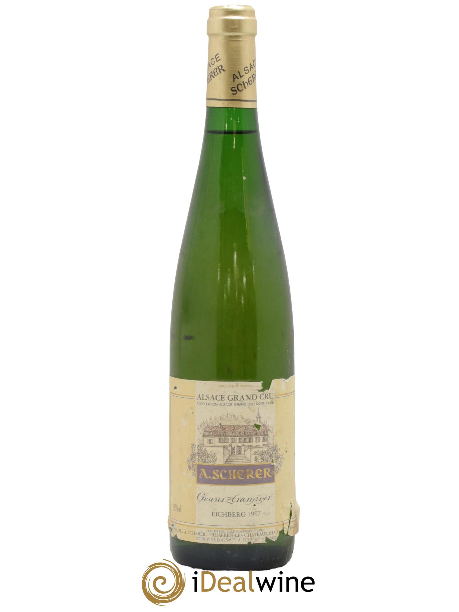 Alsace Gewürztraminer Grand Cru Eichberg Scherer 1997 - Lot de 1 bouteille - 0