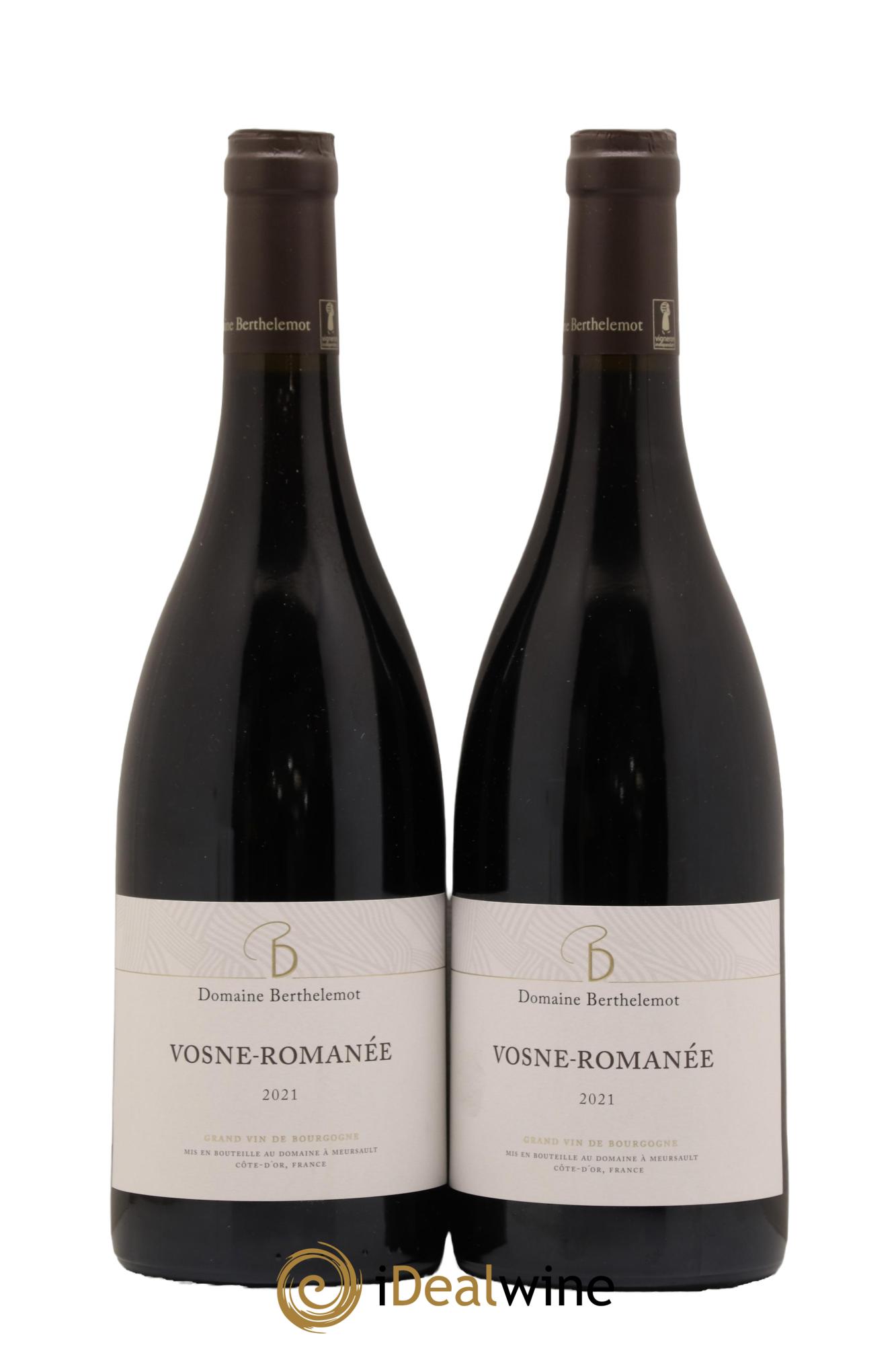 Vosne-Romanée Berthelemot 2021 - Lot de 2 bouteilles - 0