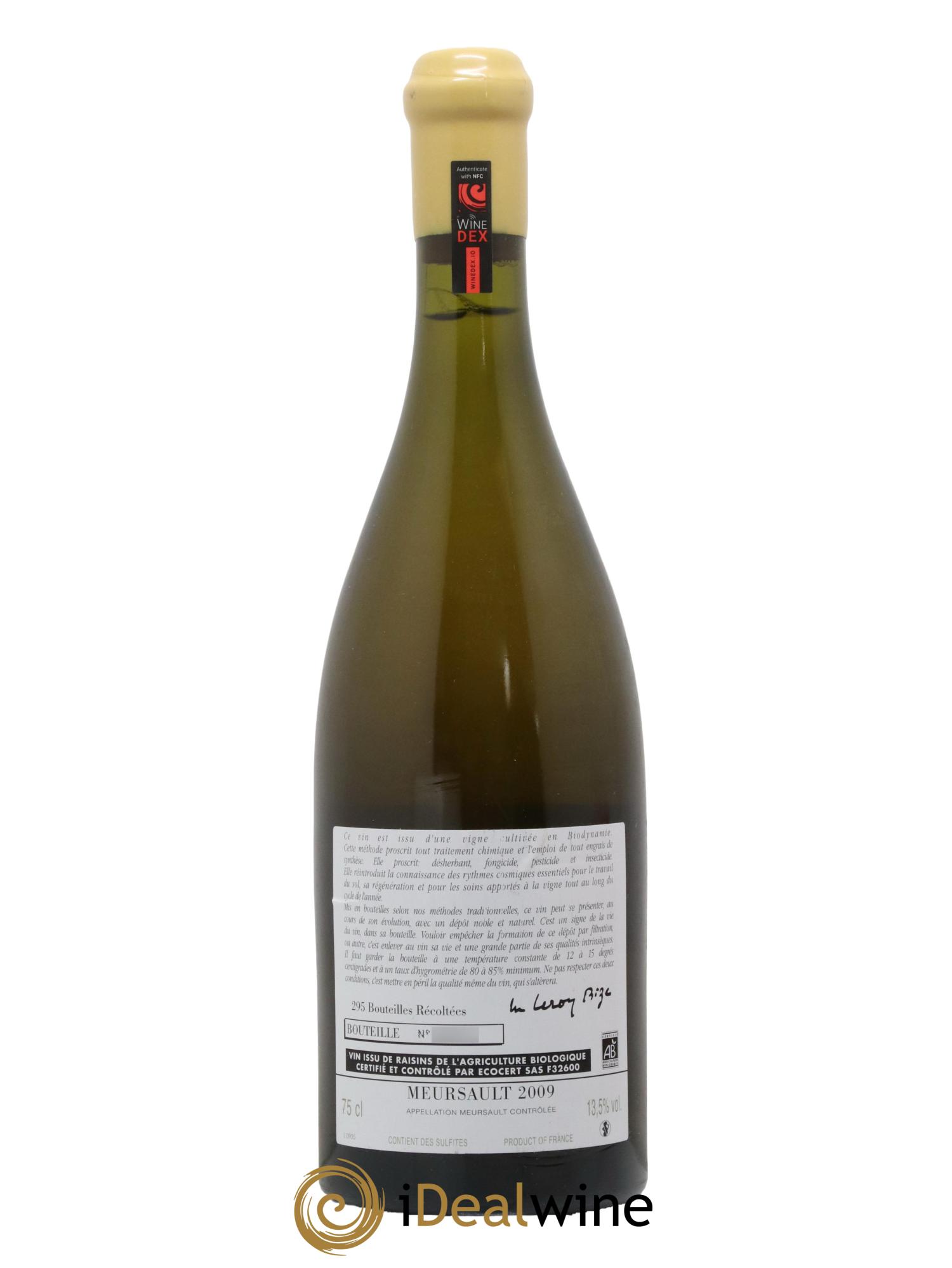 Meursault d'Auvenay (Domaine) 2009 - Posten von 1 Flasche - 1