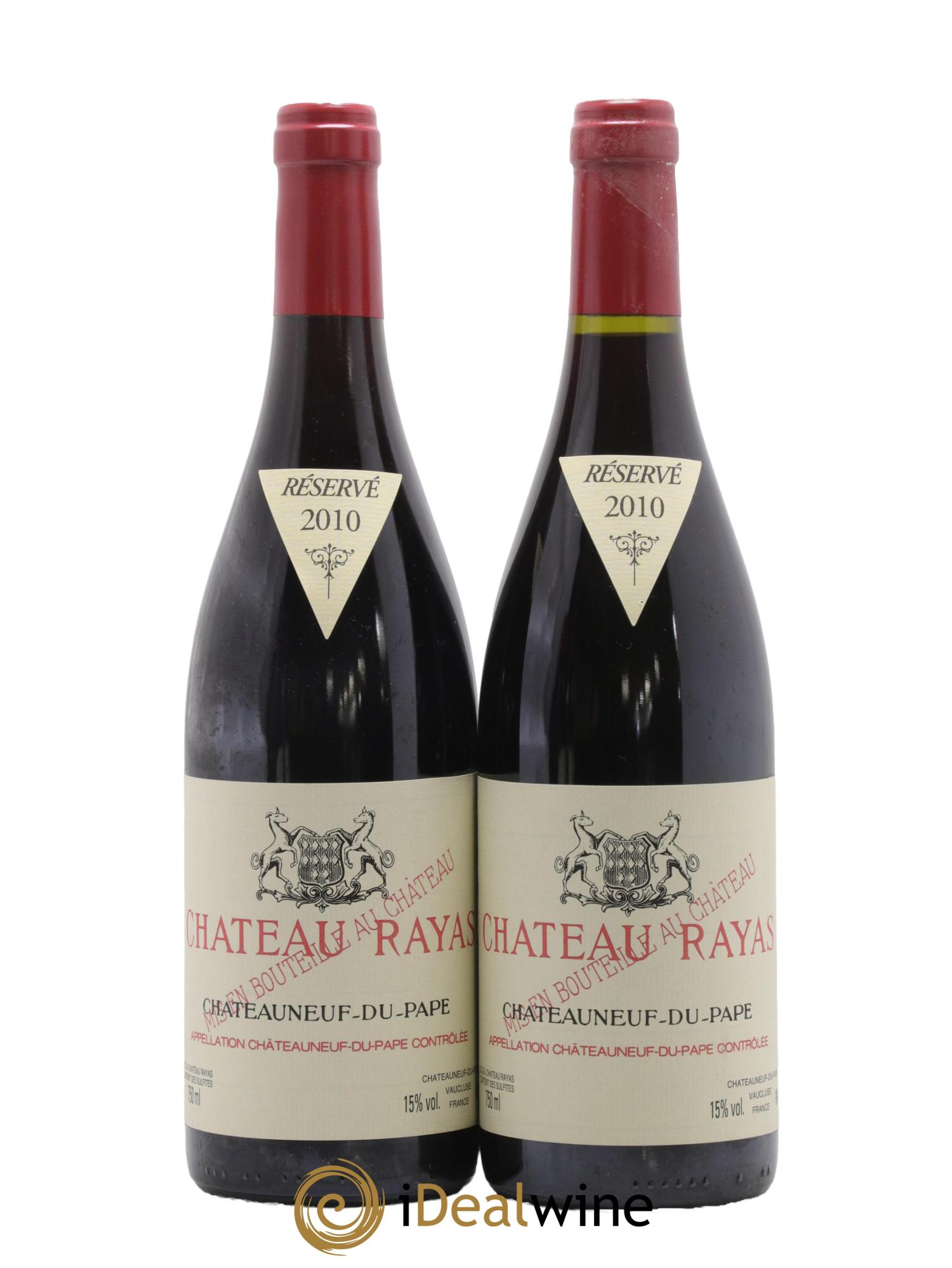 Châteauneuf-du-Pape Château Rayas Emmanuel Reynaud 2010 - Lot de 2 bouteilles - 0