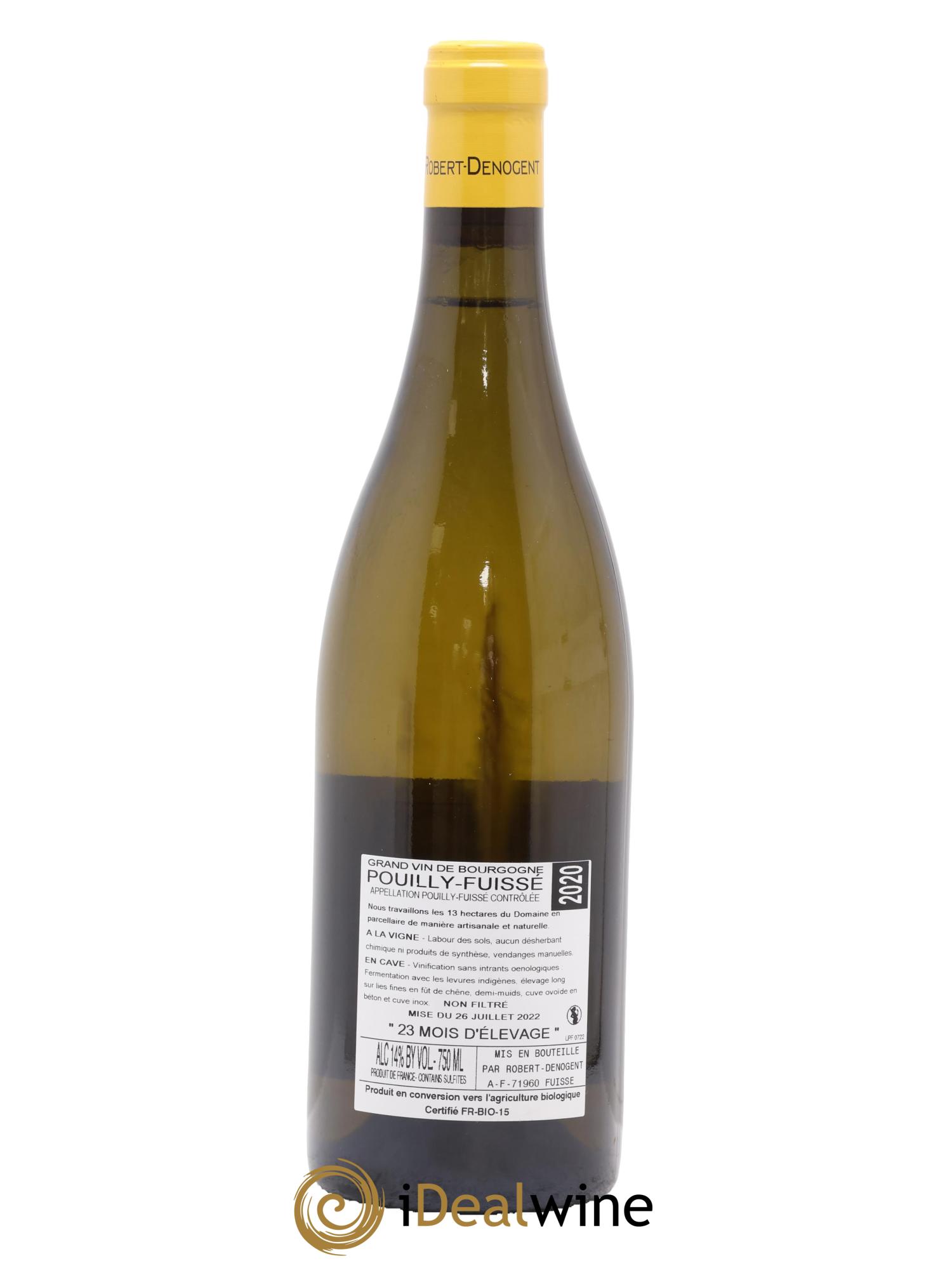 Pouilly-Fuissé La Croix Vieilles Vignes Robert Denogent (Domaine) 2020 - Posten von 1 Flasche - 1