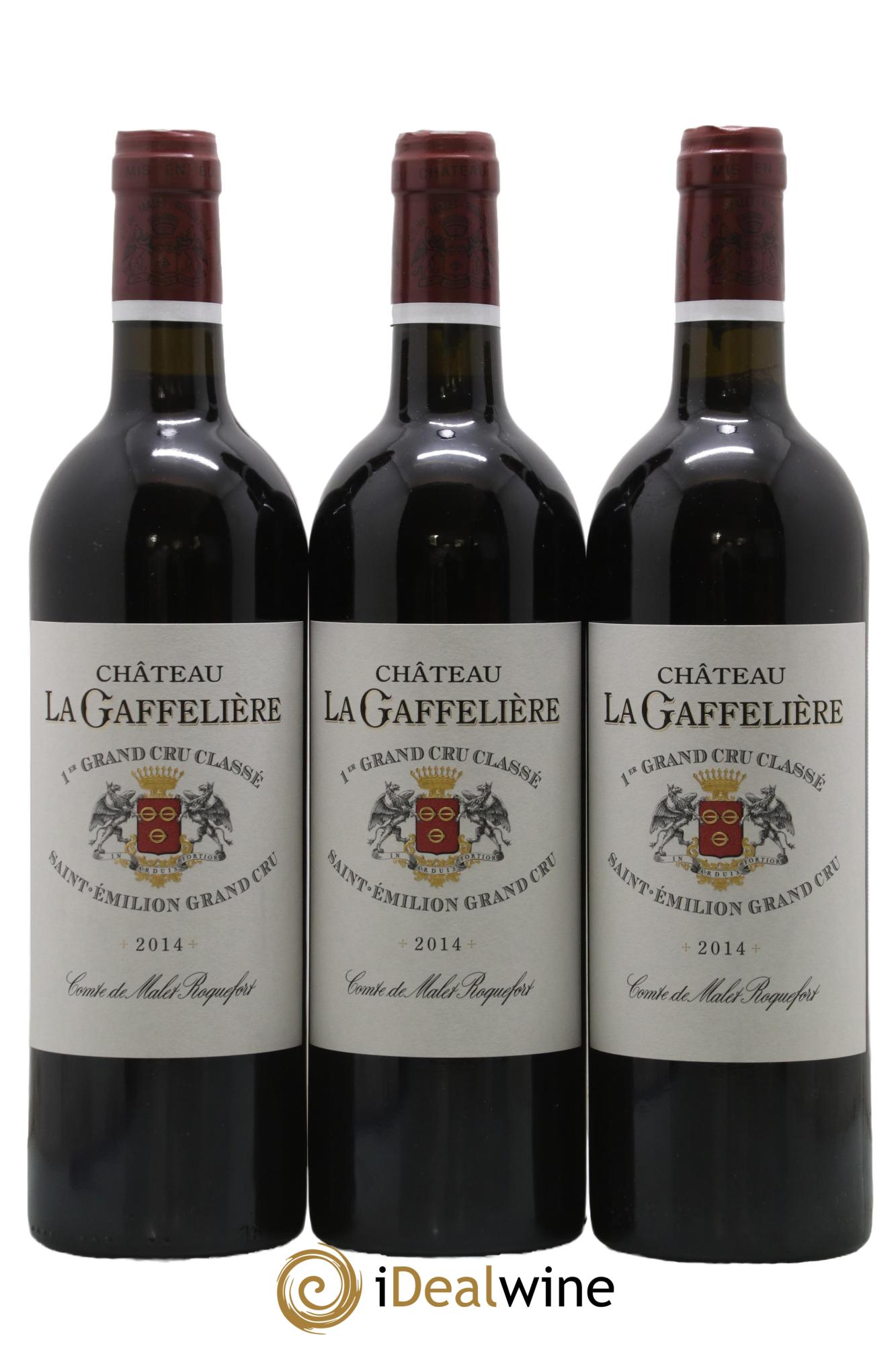 Château la Gaffelière 1er Grand Cru Classé B 2014 - Posten von 3 Flaschen - 0