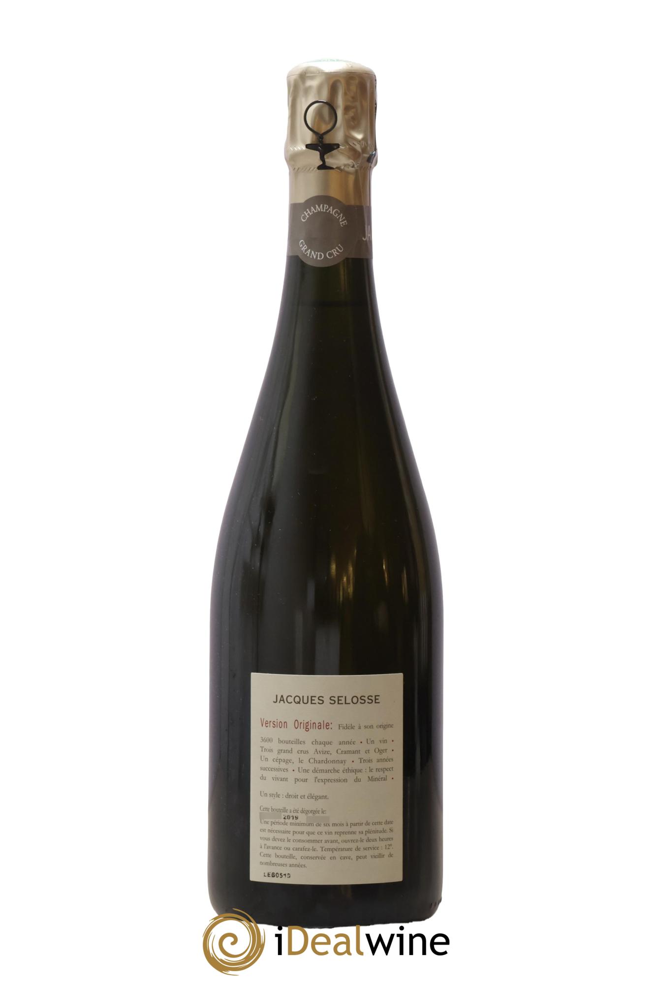 Version Originale Jacques Selosse - Lot de 1 bouteille - 1