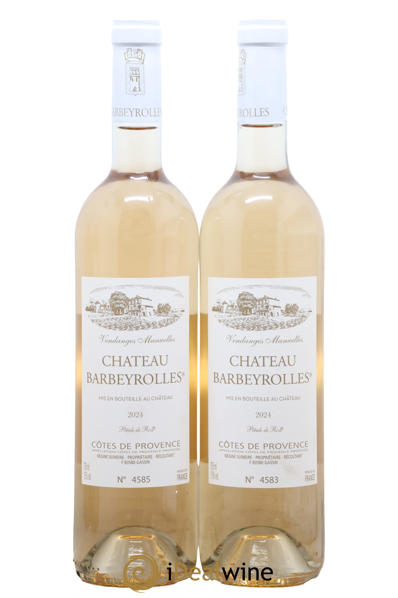 Côtes de Provence Pétale de rose Château Barbeyrolles 2024 - Lot de 2 bouteilles - 0