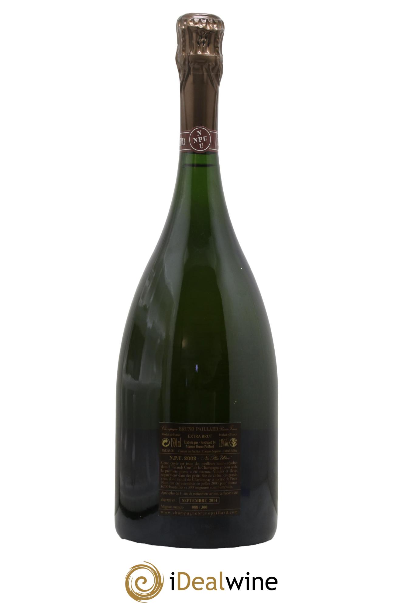 NPU Extra-Brut Bruno Paillard 2002 - Lot of 1 magnum - 1