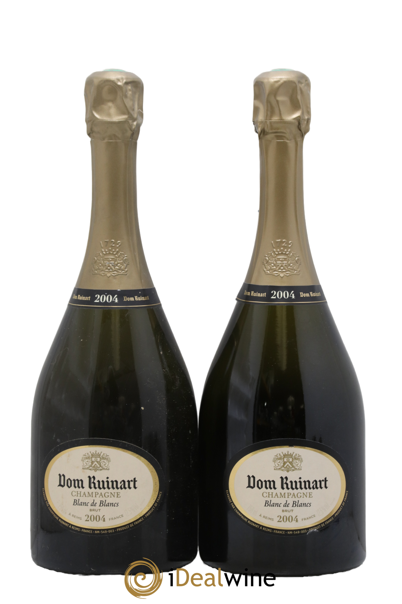 Dom Ruinart Brut Ruinart 2004 - Posten von 2 Flaschen - 0