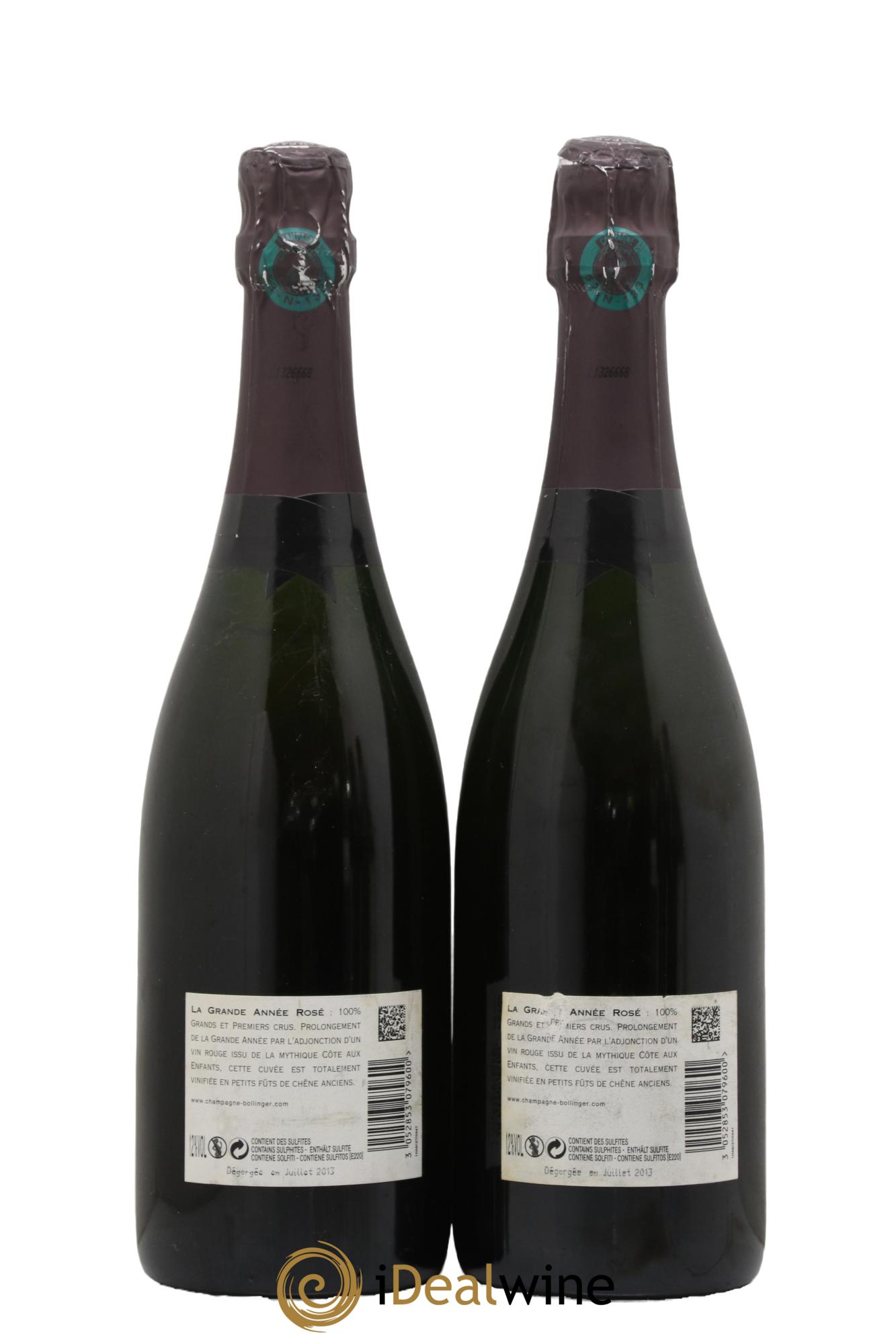 Grande Année Brut Bollinger 2004 - Posten von 2 Flaschen - 1