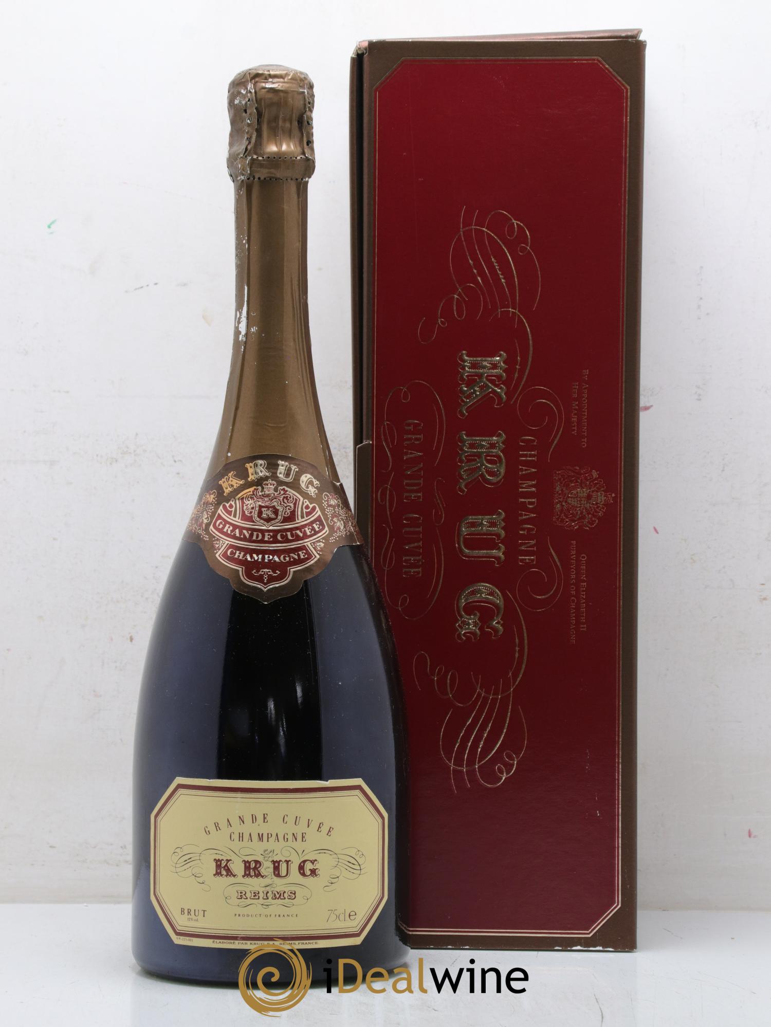 Champagne Brut Grande Cuvee White Label Krug - Lot de 1 bouteille - 1