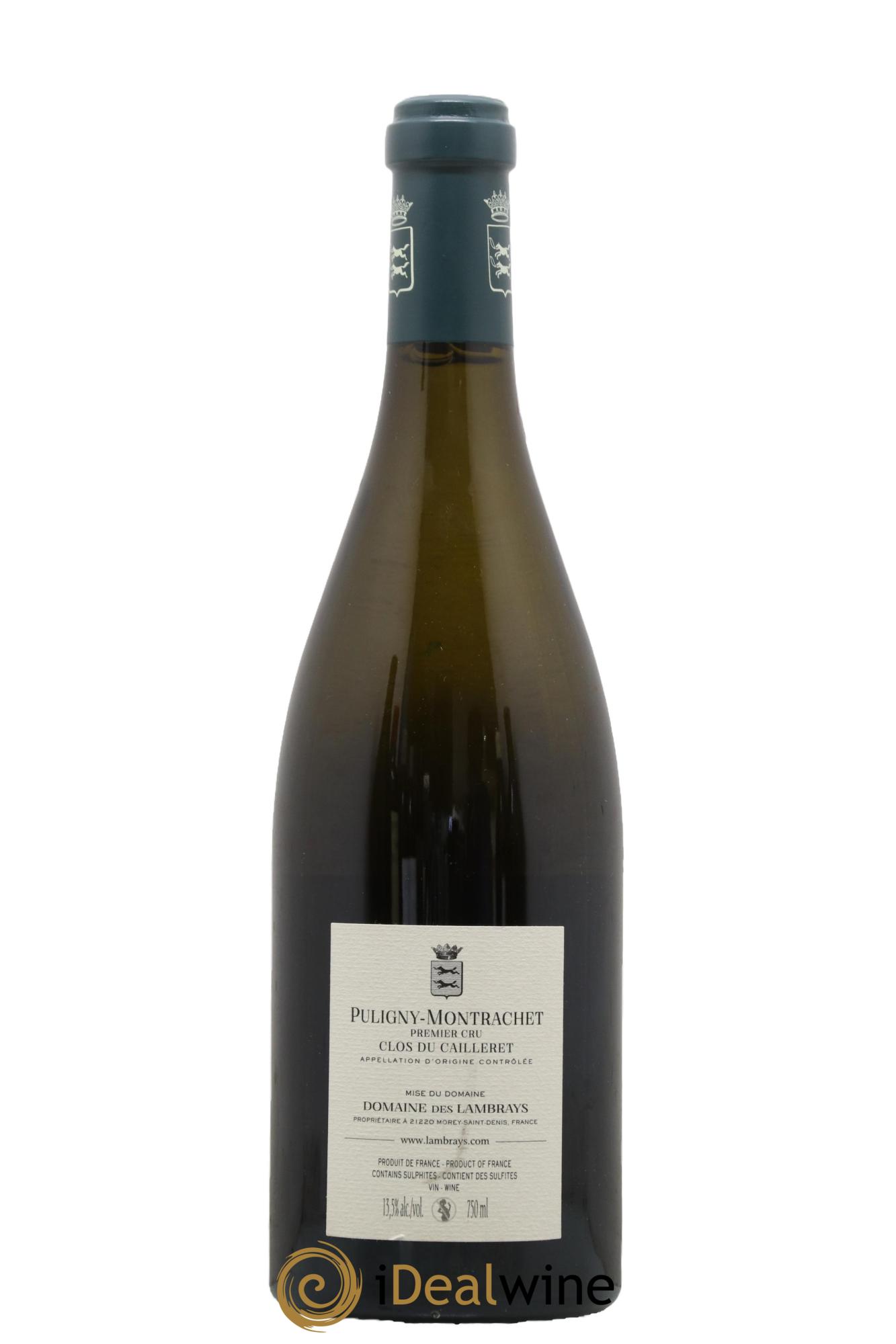 Puligny-Montrachet 1er Cru Clos du Cailleret Domaine des Lambrays 2020 - Posten von 1 Flasche - 1