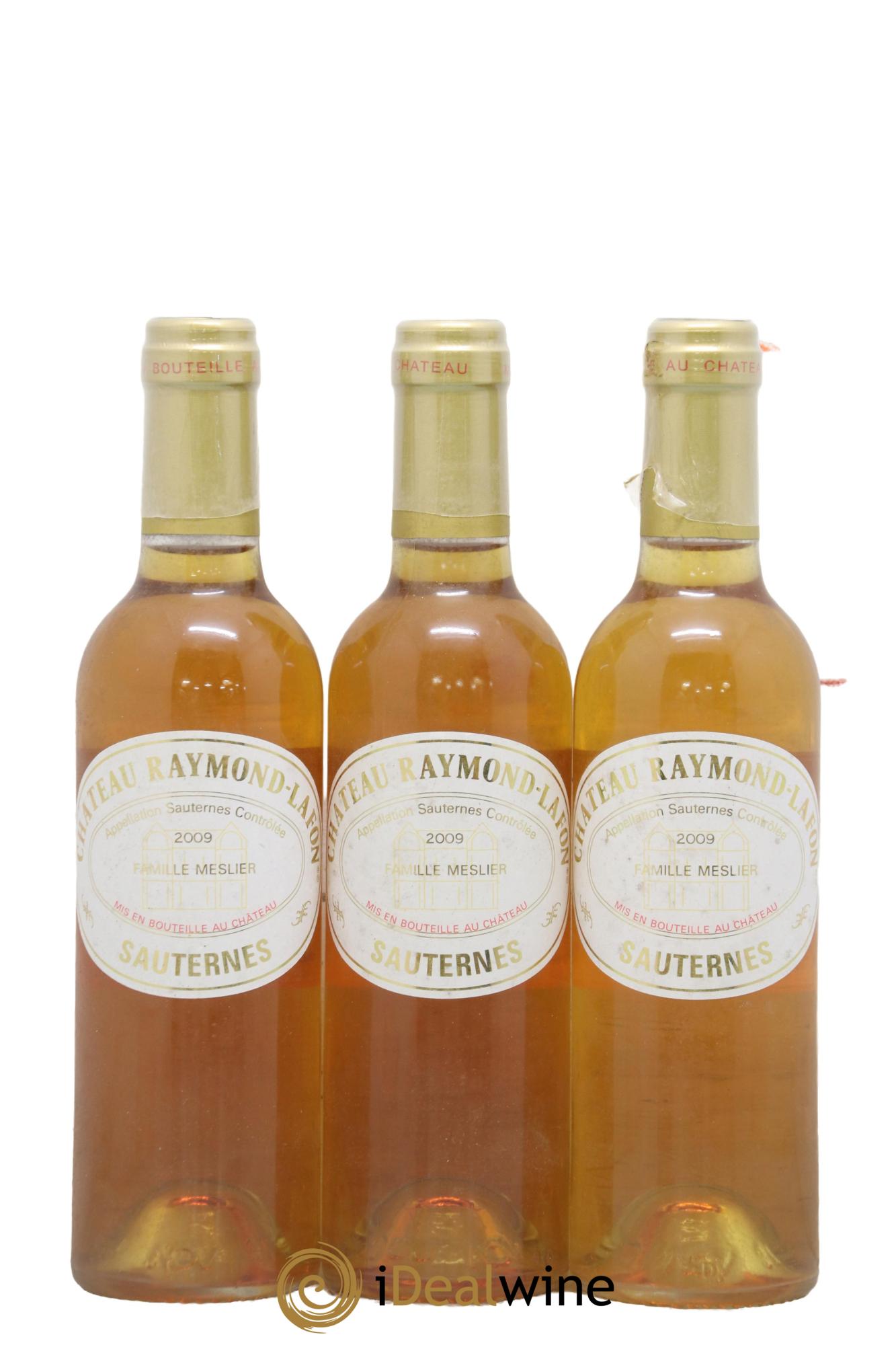 Château Raymond Lafon 2009 - Lot de 3 demi bouteilles - 0