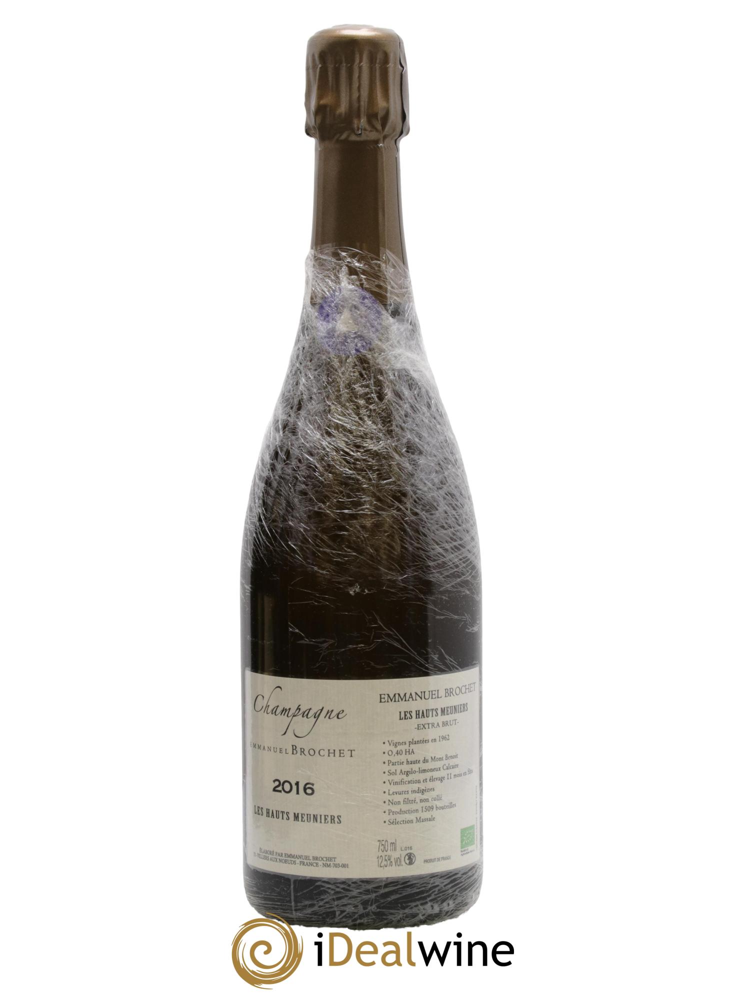Les Hauts Meuniers Extra-Brut Emmanuel Brochet 2016 - Posten von 1 Flasche - 0