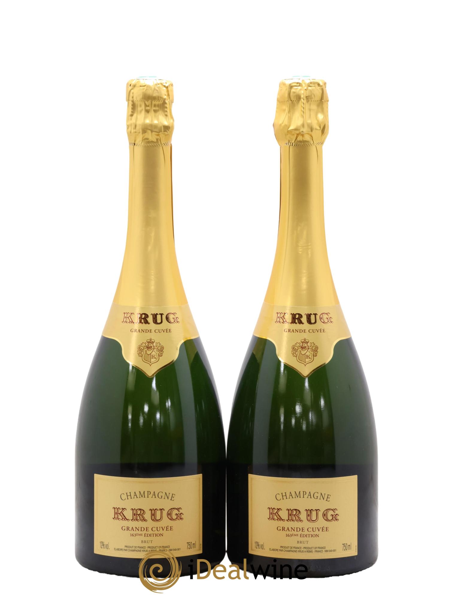 Grande Cuvée - 163ème édition Krug - Lot de 2 bouteilles - 0