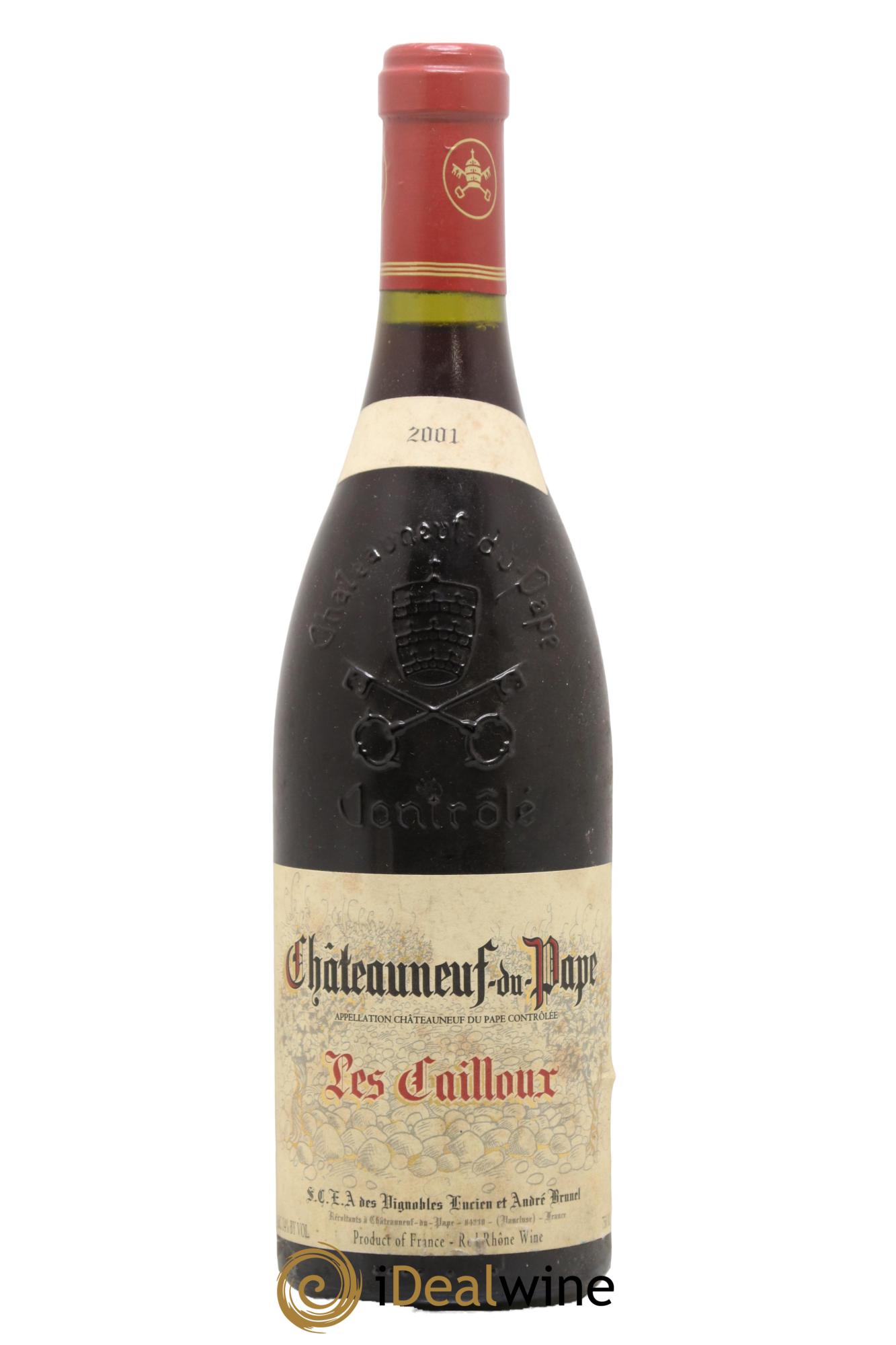 Châteauneuf-du-Pape Les Cailloux André Brunel 2001 - Lot of 1 bottle - 0