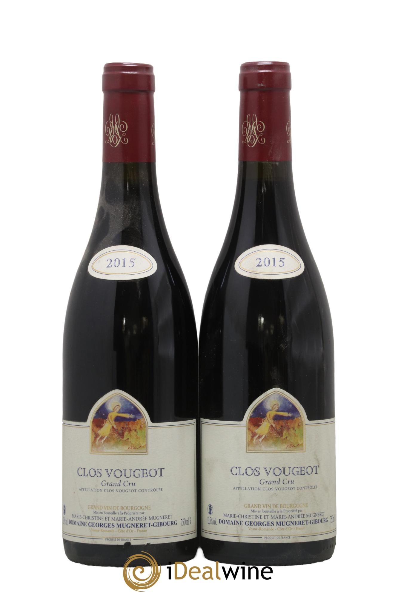 Clos de Vougeot Grand Cru Georges Mugneret-Gibourg (Domaine) 2015 - Lot de 2 bouteilles - 0