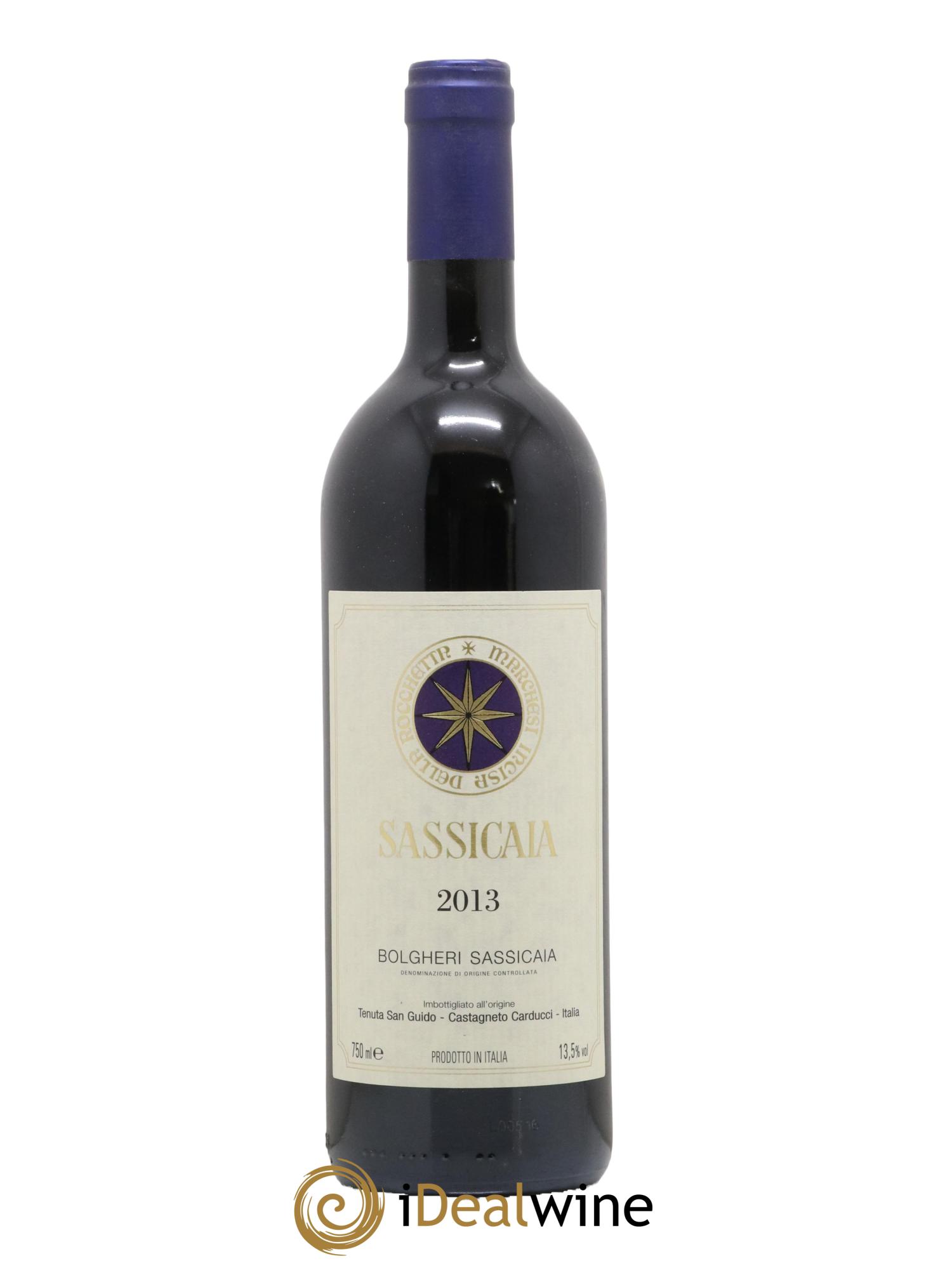Bolgheri DOC Sassicaia Tenuta San Guido 2013 - Lot de 1 bouteille - 0