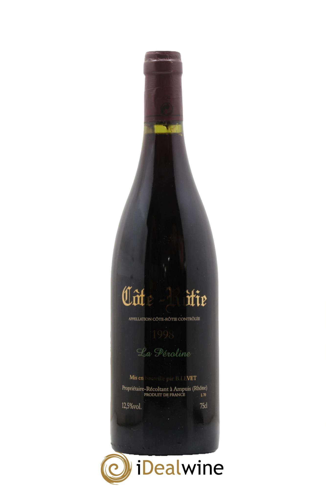 Côte-Rôtie La Péroline Vignobles Levet 1998 - Lot de 1 bouteille - 1