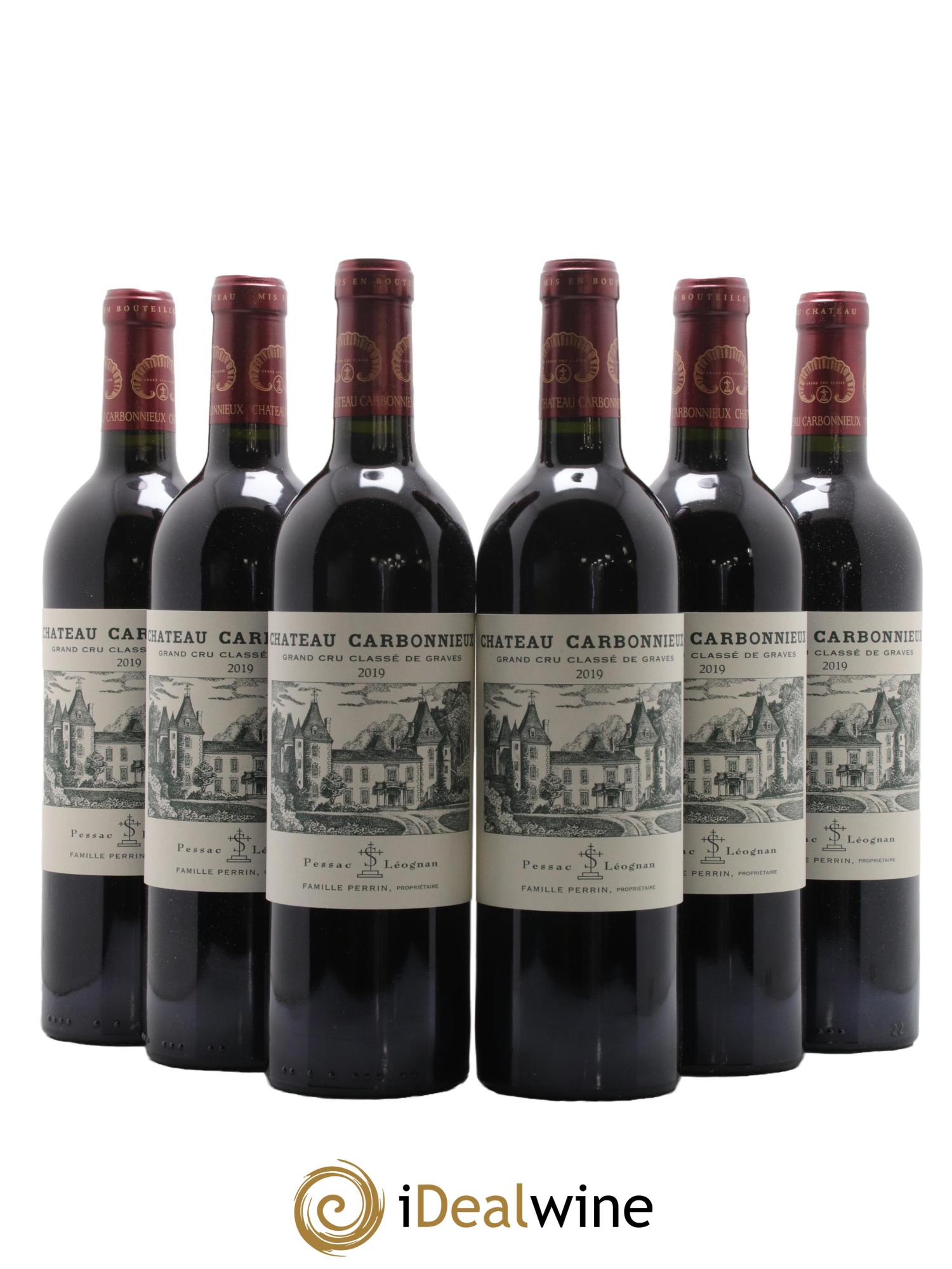Château Carbonnieux Cru Classé de Graves 2019 - Lot de 6 bouteilles - 0