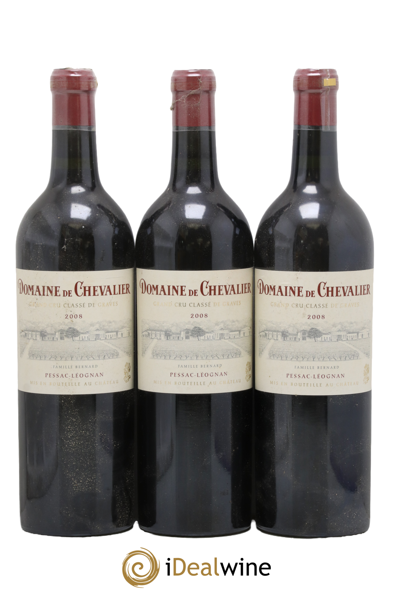 Domaine de Chevalier Cru Classé de Graves 2008 - Lot de 3 bouteilles - 0