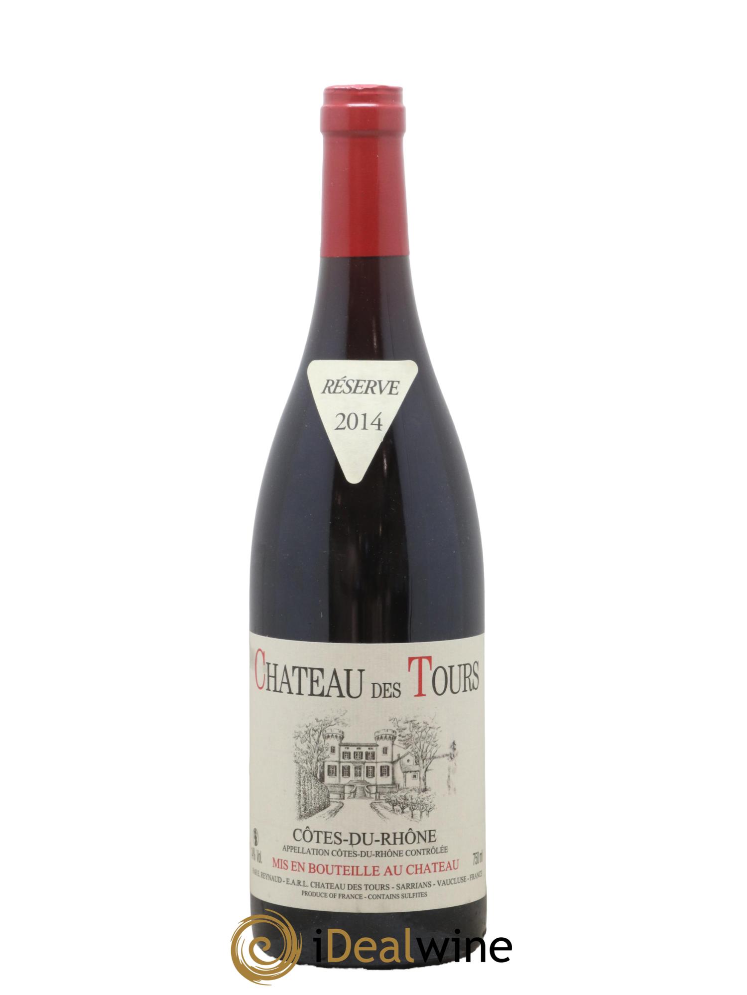 Côtes-du-Rhône Château des Tours Emmanuel Reynaud 2014 - Lot de 1 bouteille - 0