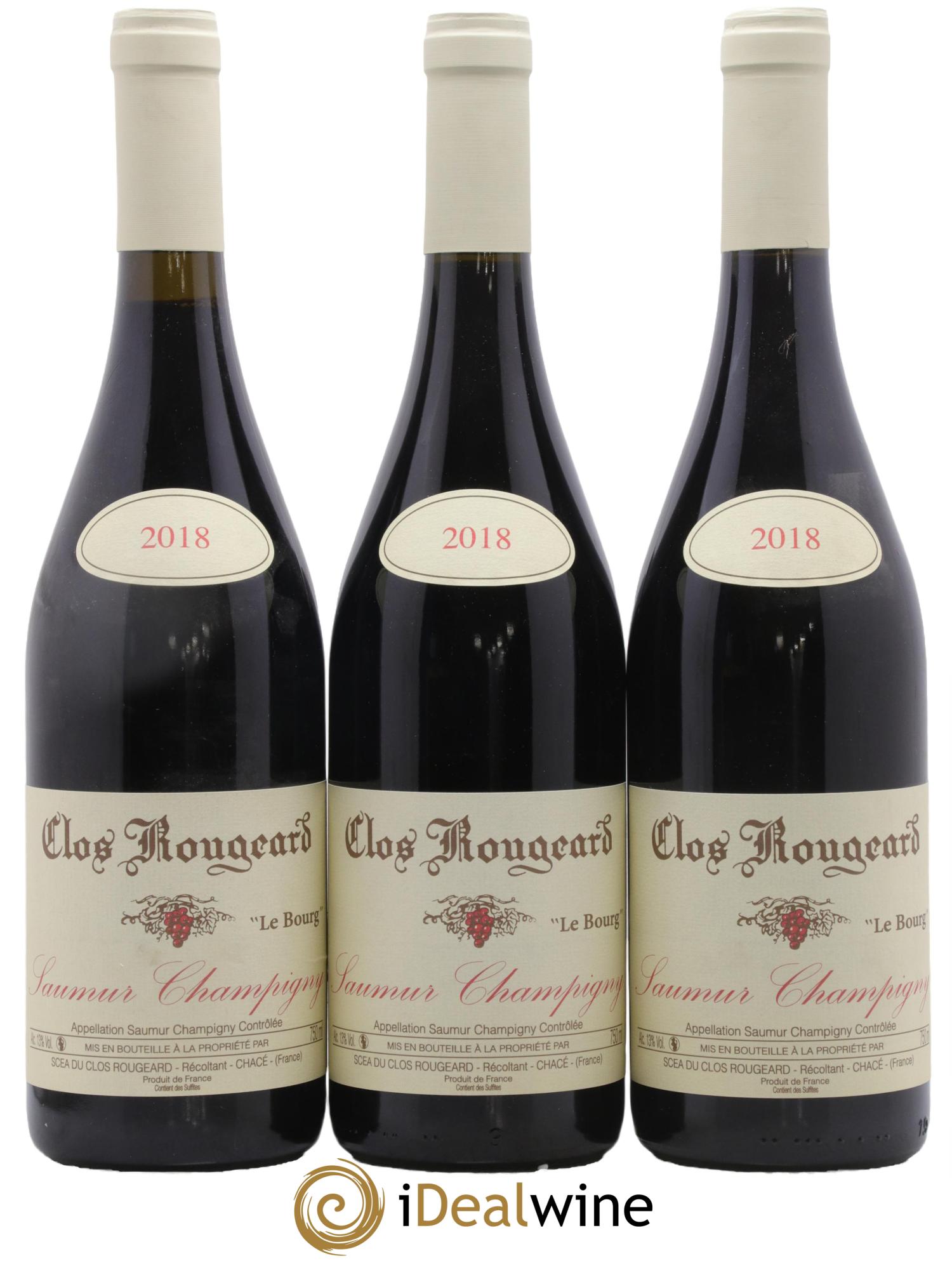 Saumur-Champigny Le Bourg Clos Rougeard 2018 - Lotto di 3 bottiglie - 0