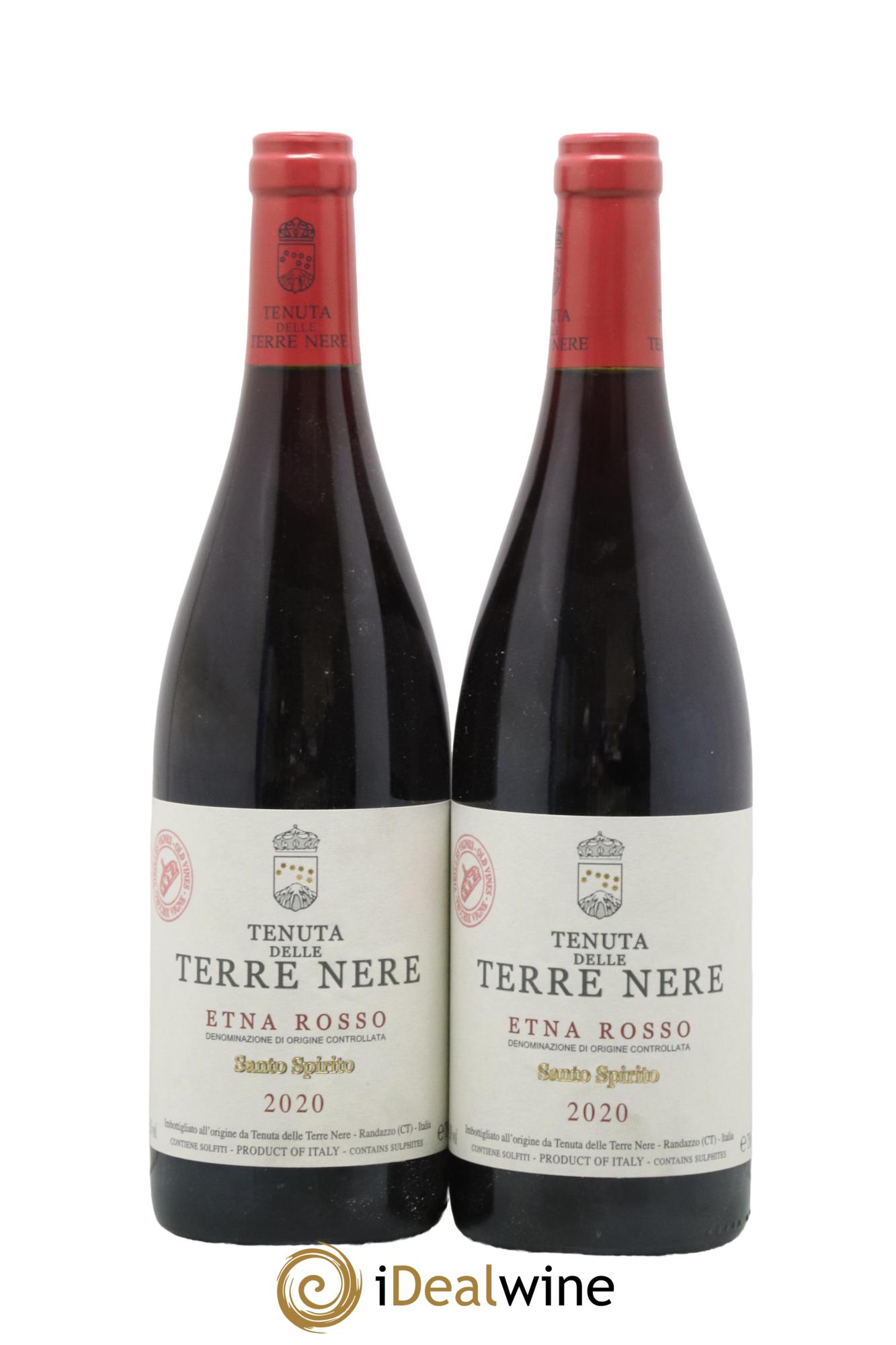 Etna Rosso DOC Tenuta delle Terre Nere Santo Spirito Vieilles Vignes 2020 - Lot de 2 bouteilles - 0