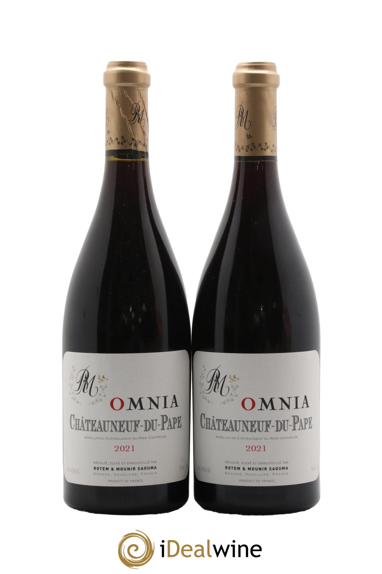 Châteauneuf-du-Pape Omnia Rotem et Mounir Saouma 2021 - Lot de 2 bouteilles - 0
