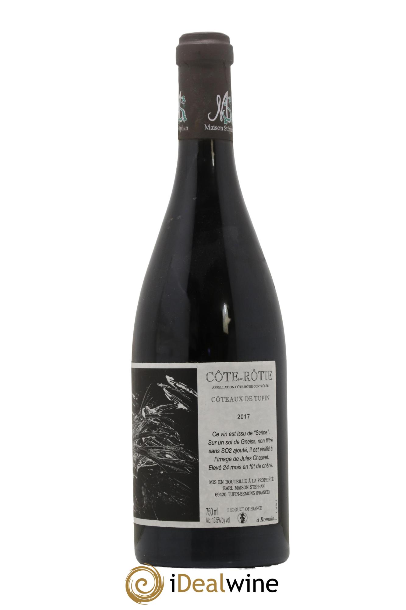 Côte-Rôtie Coteaux de Tupin Jean-Michel Stephan 2017 - Lot of 1 bottle - 0