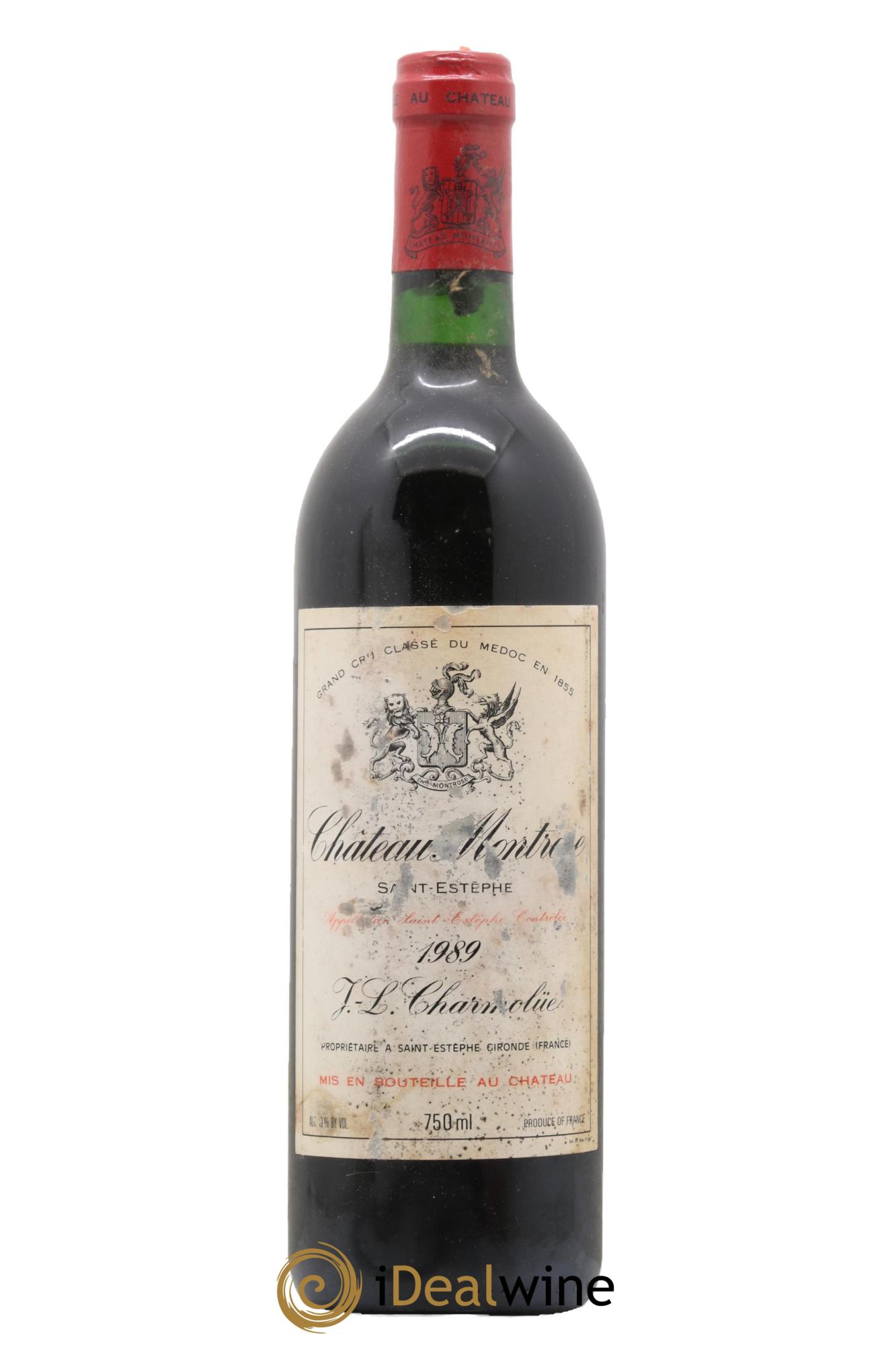 Château Montrose 2ème Grand Cru Classé 1989 - Lot de 1 bouteille - 0