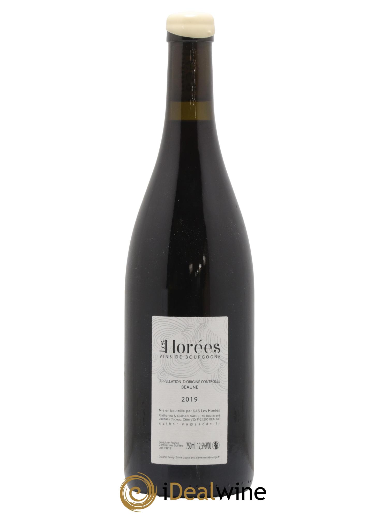 Beaune Les Prévolles Les Horées 2019 - Lot de 1 bouteille - 1