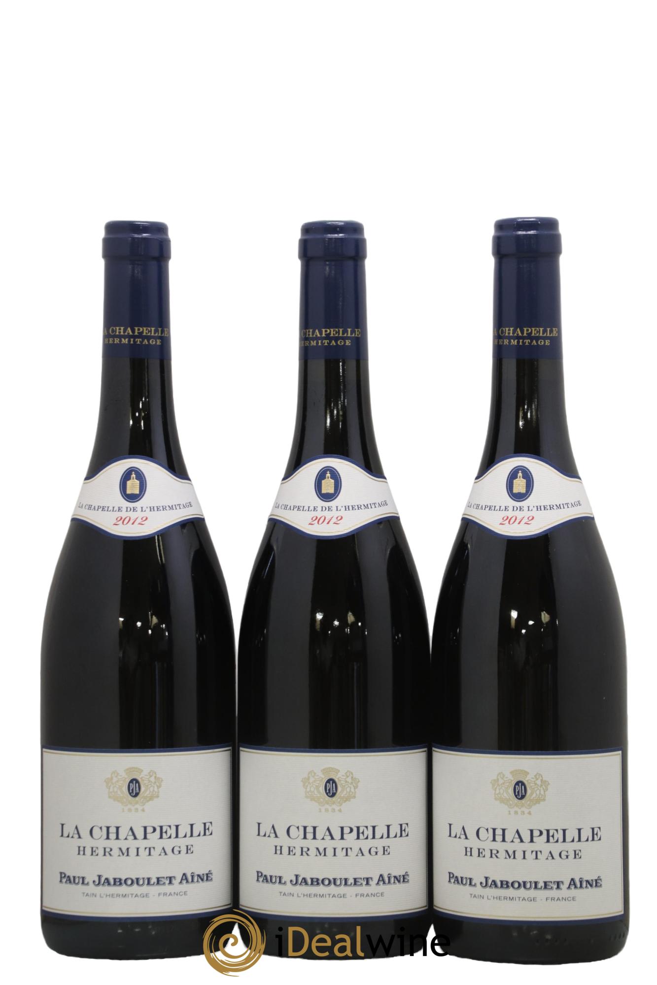 Hermitage La Chapelle Paul Jaboulet Ainé 2012 - Lotto di 3 bottiglie - 0