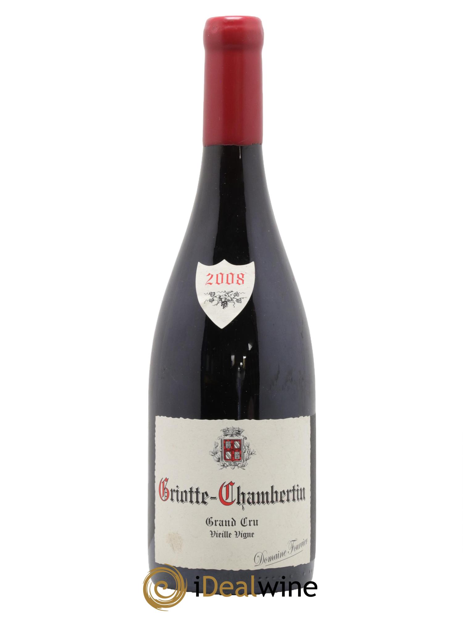 Griotte-Chambertin Grand Cru Vieille Vigne Fourrier (Domaine) 2008 - Lot de 1 bouteille - 0