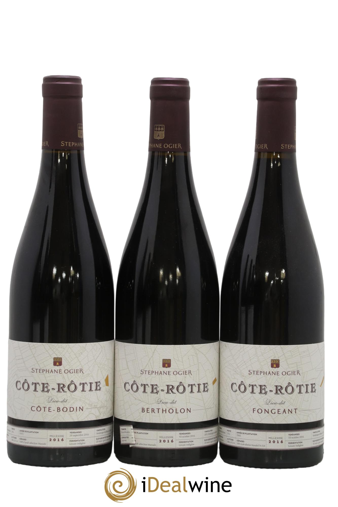 Côte-Rôtie Coffret Sélection Lieux-Dits Stéphane Ogier 2016 - Lot of 1 bottle - 1
