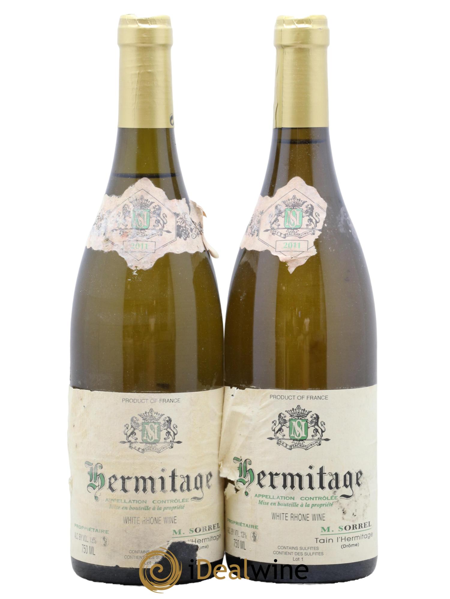 Hermitage Marc Sorrel 2011 - Lot de 2 bouteilles - 0