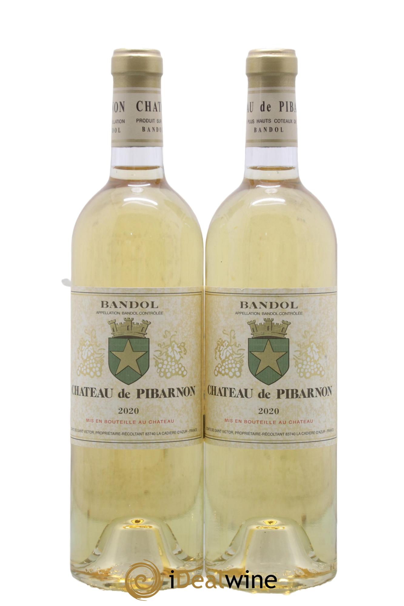 Bandol Château de Pibarnon Comte de Saint-Victor 2020 - Lot of 2 bottles - 0