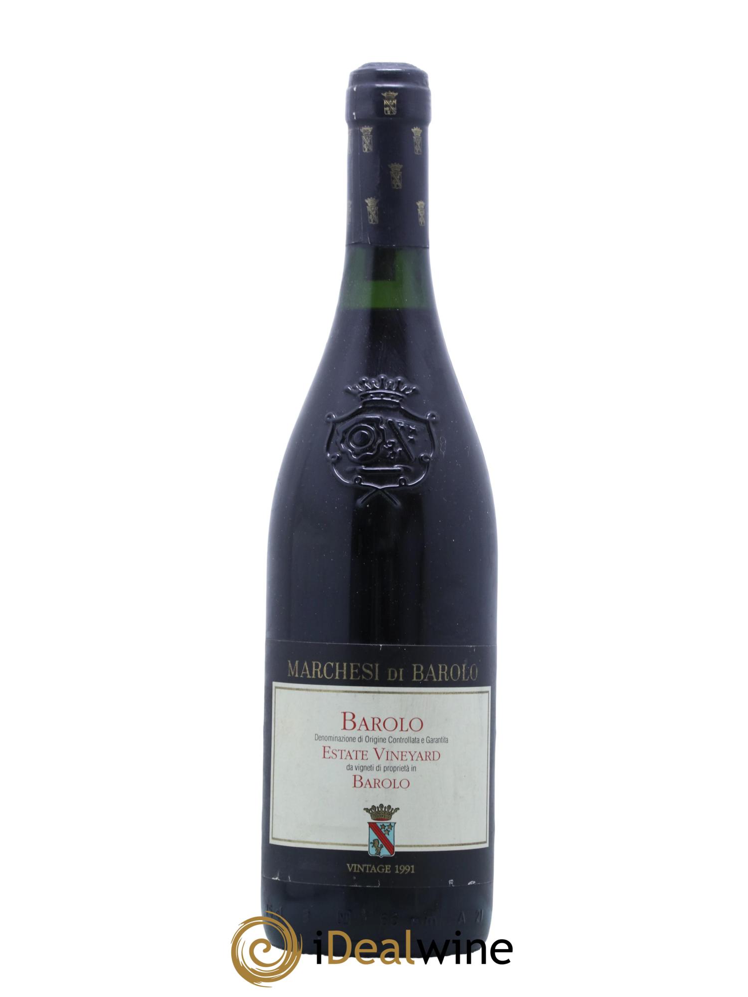 Barolo Marchesi Di Barolo 1991 - Lot de 1 bouteille - 0