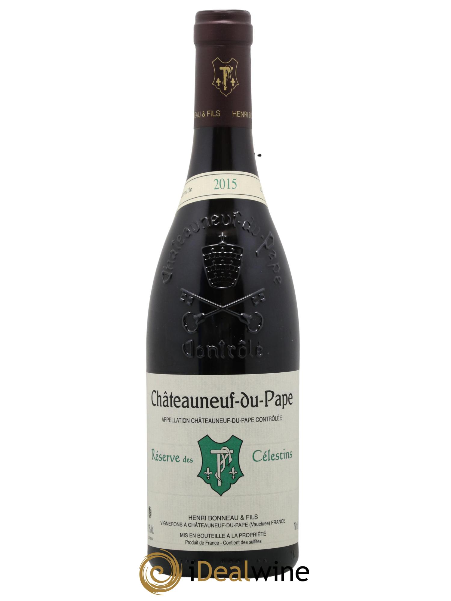 Châteauneuf-du-Pape Réserve des Célestins Henri Bonneau & Fils 2015 - Lot de 1 bouteille - 0