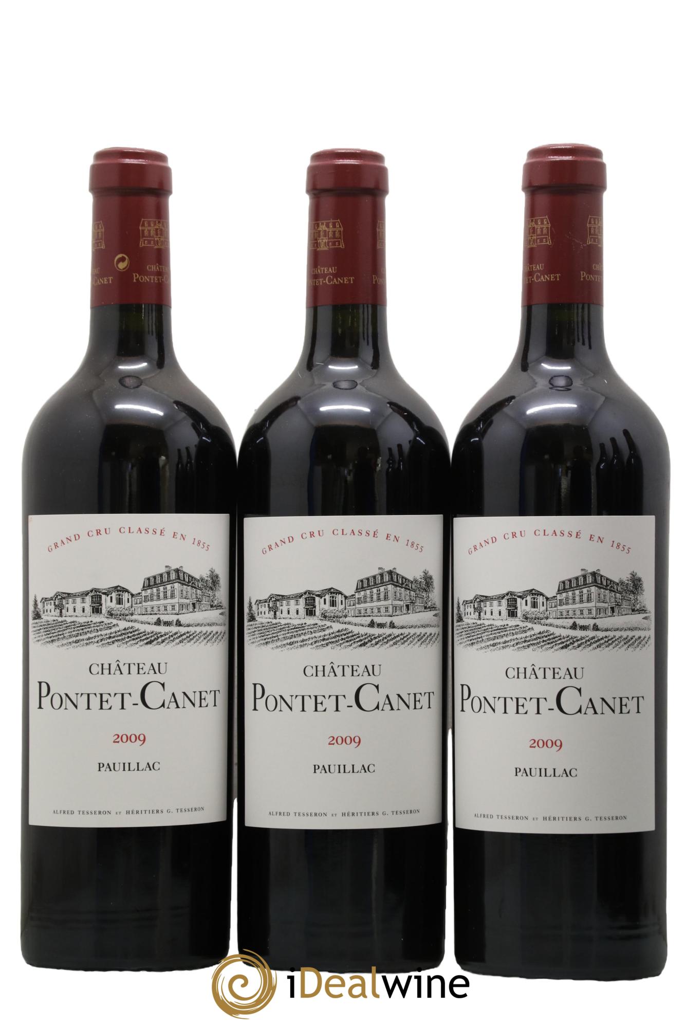 Château Pontet Canet 5ème Grand Cru Classé 2009 - Lot de 12 bouteilles - 5