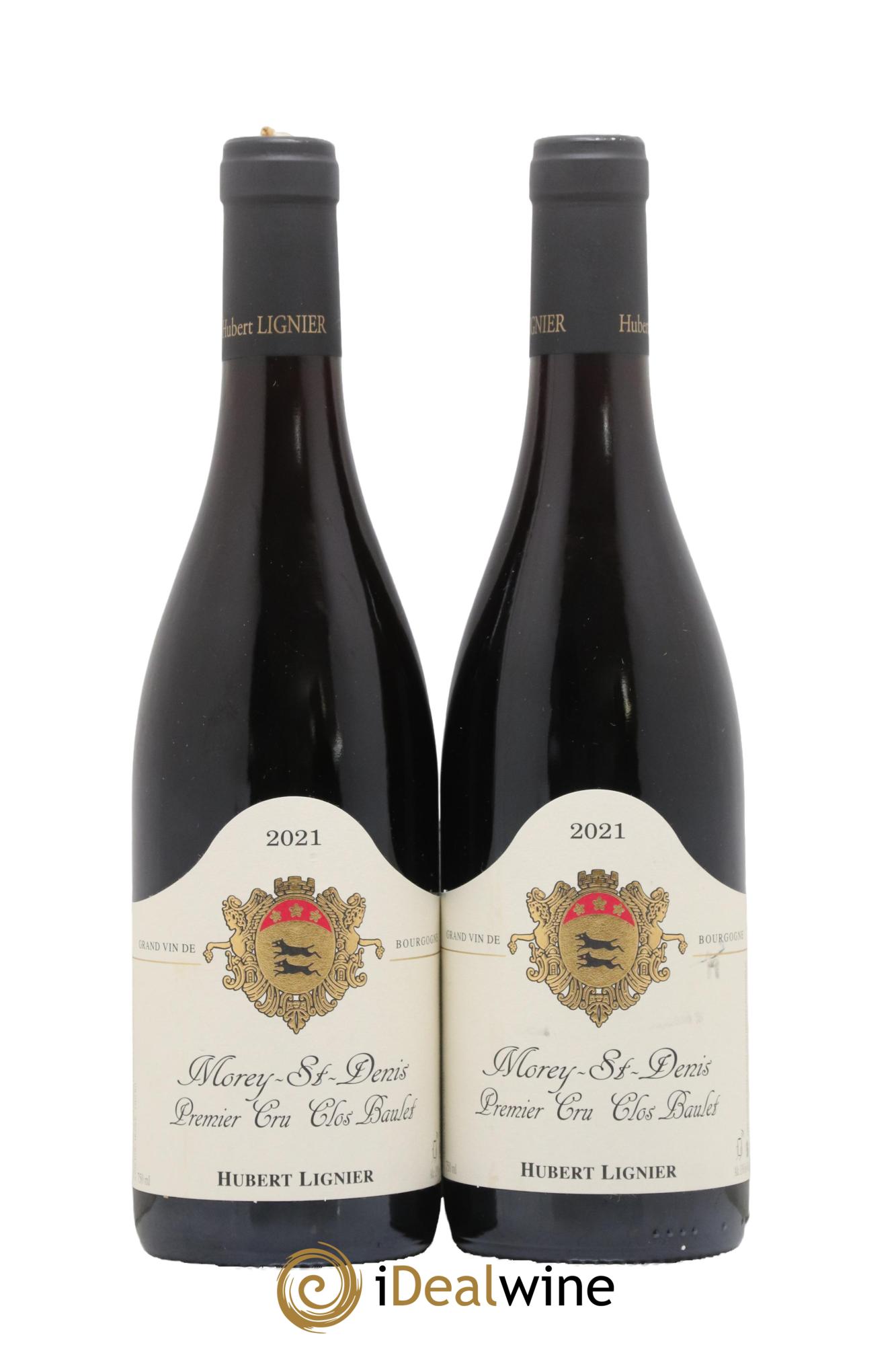 Morey Saint-Denis 1er Cru Clos Baulet Hubert Lignier (Domaine) 2021 - Lotto di 2 bottiglie - 0