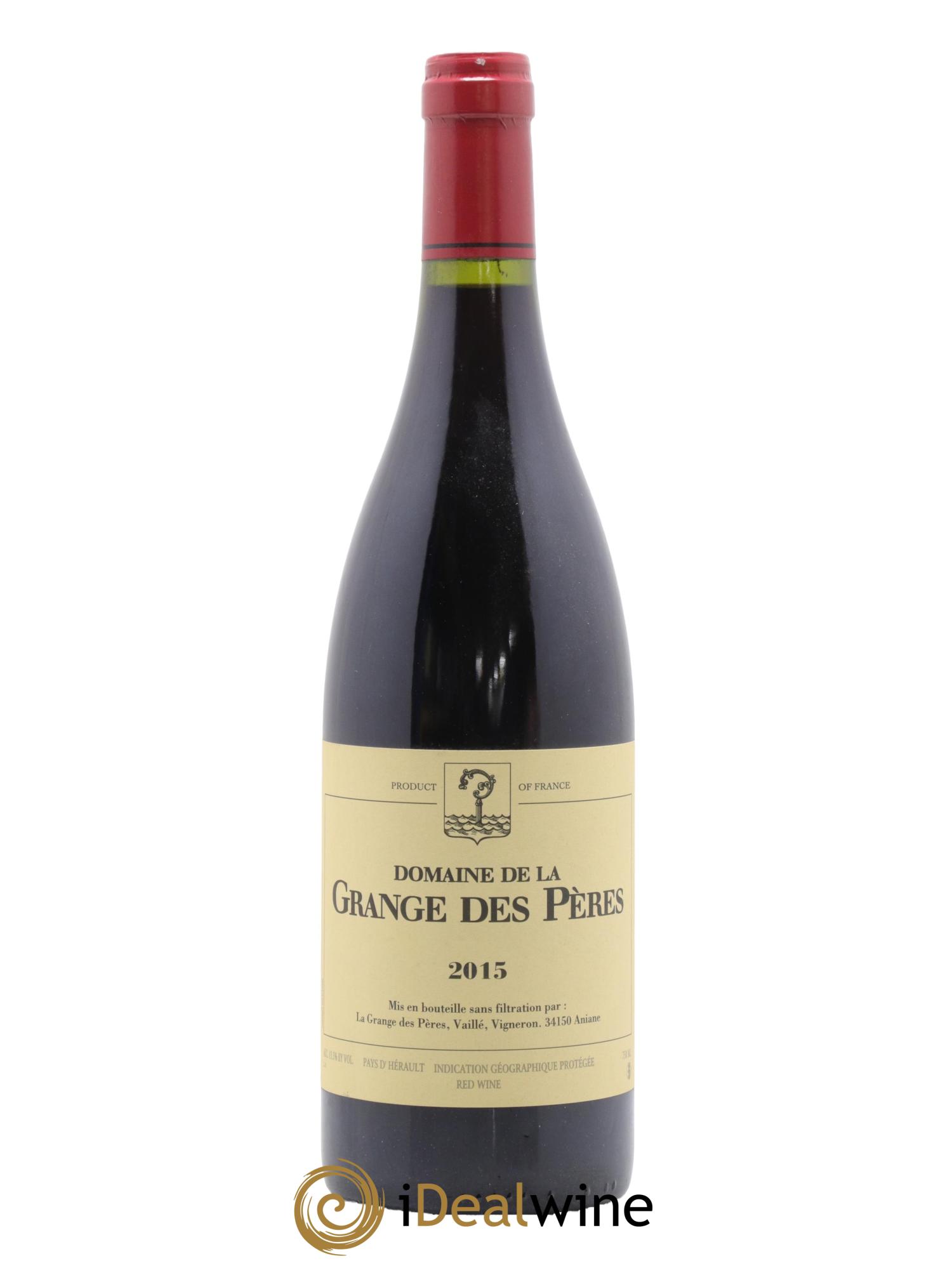 Pays d'Hérault Grange des Pères Laurent Vaillé 2015 - Lot de 1 bouteille - 0