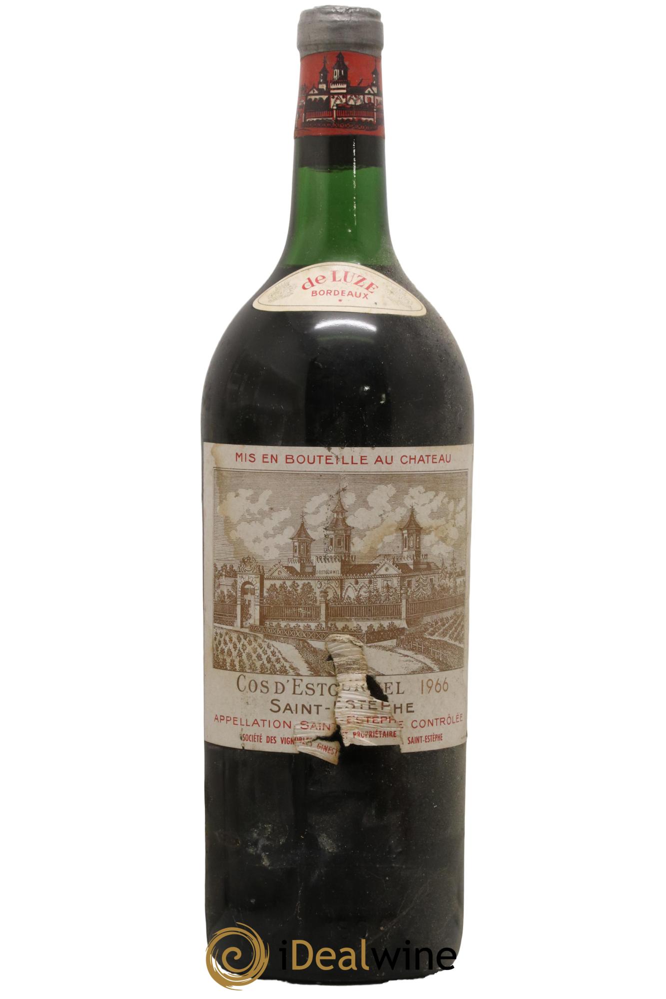 Cos d'Estournel 2ème Grand Cru Classé 1966 - Lot of 1 magnum - 0