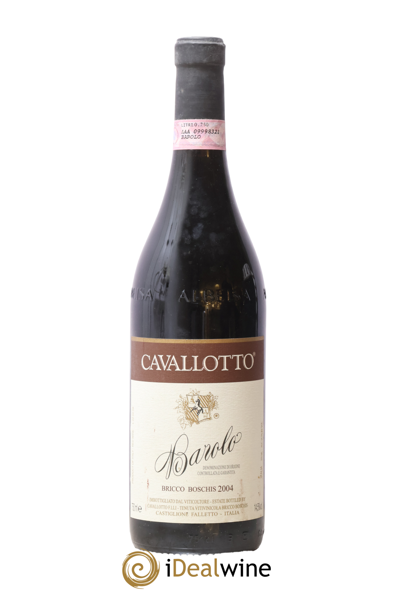 Barolo DOCG Riserva Bricco Boschis Vigna San Giuseppe Cavallotto 2004 - Lot de 1 bouteille - 0