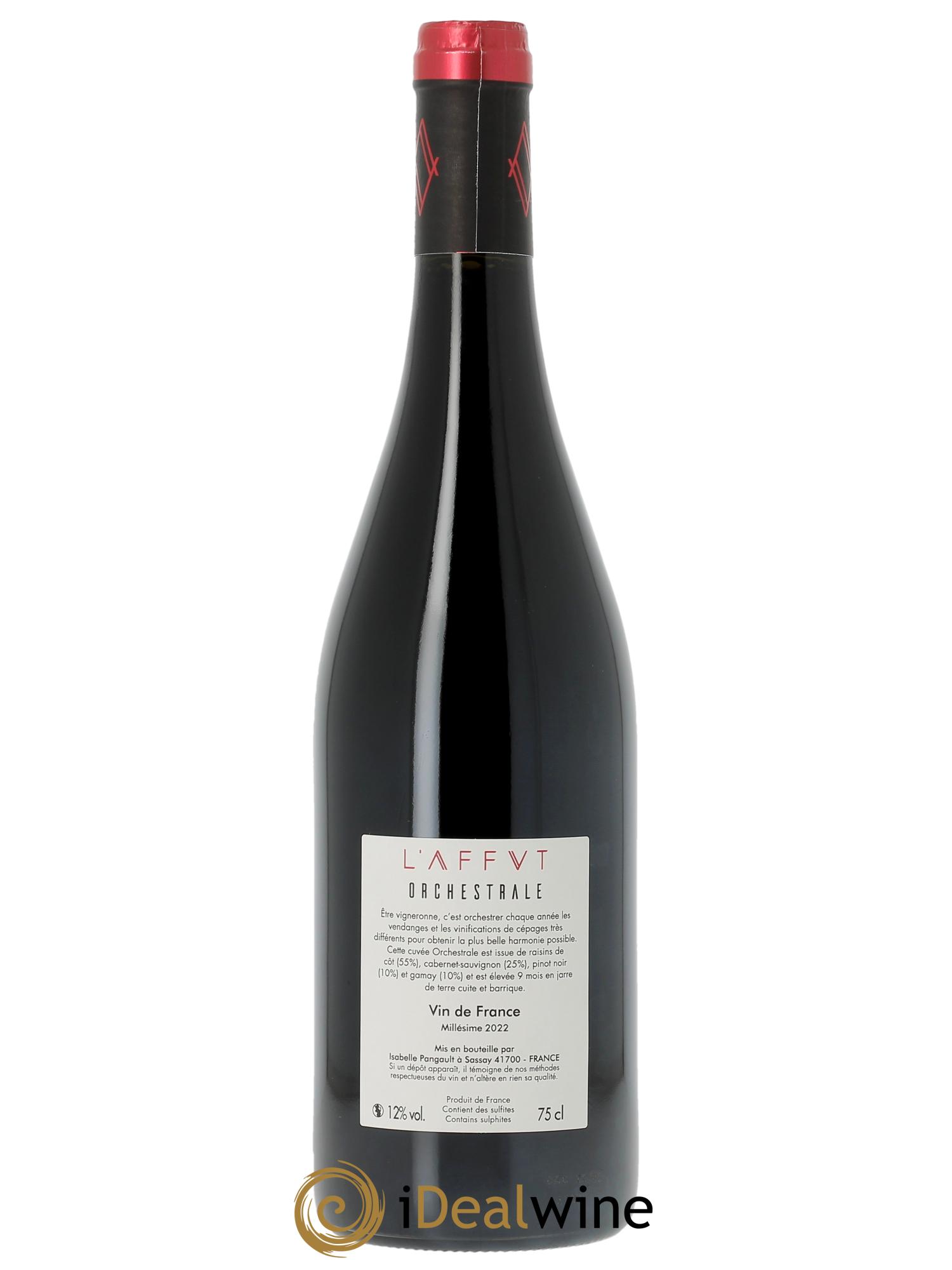 Vin de France Orchestrale L'Affût   2022 - Lot de 1 bouteille - 1