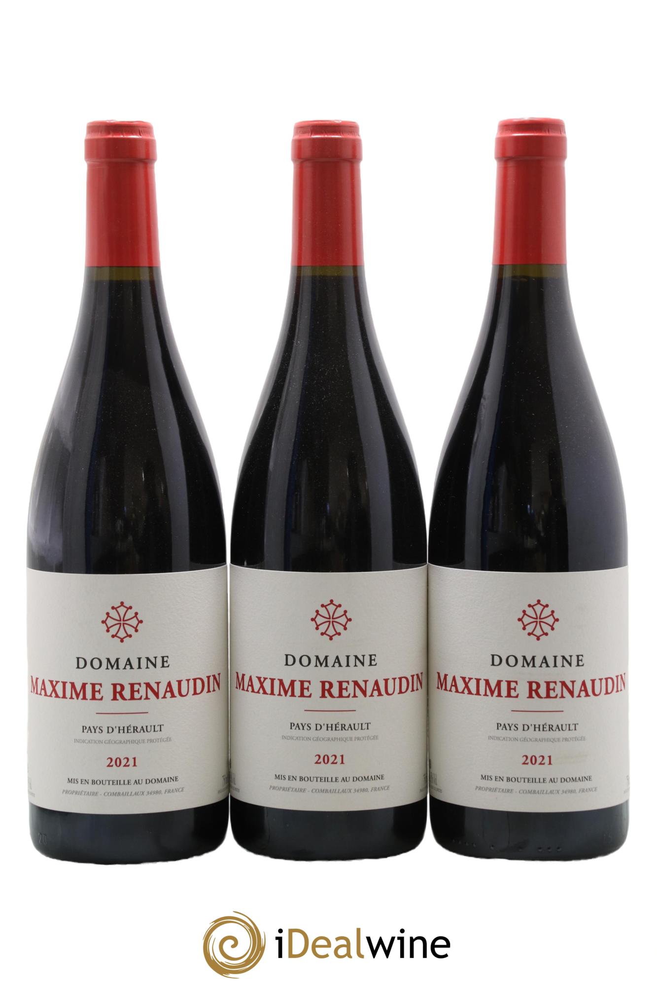 IGP Pays d'Hérault Maxime Renaudin 2021 - Lotto di 3 bottiglie - 0