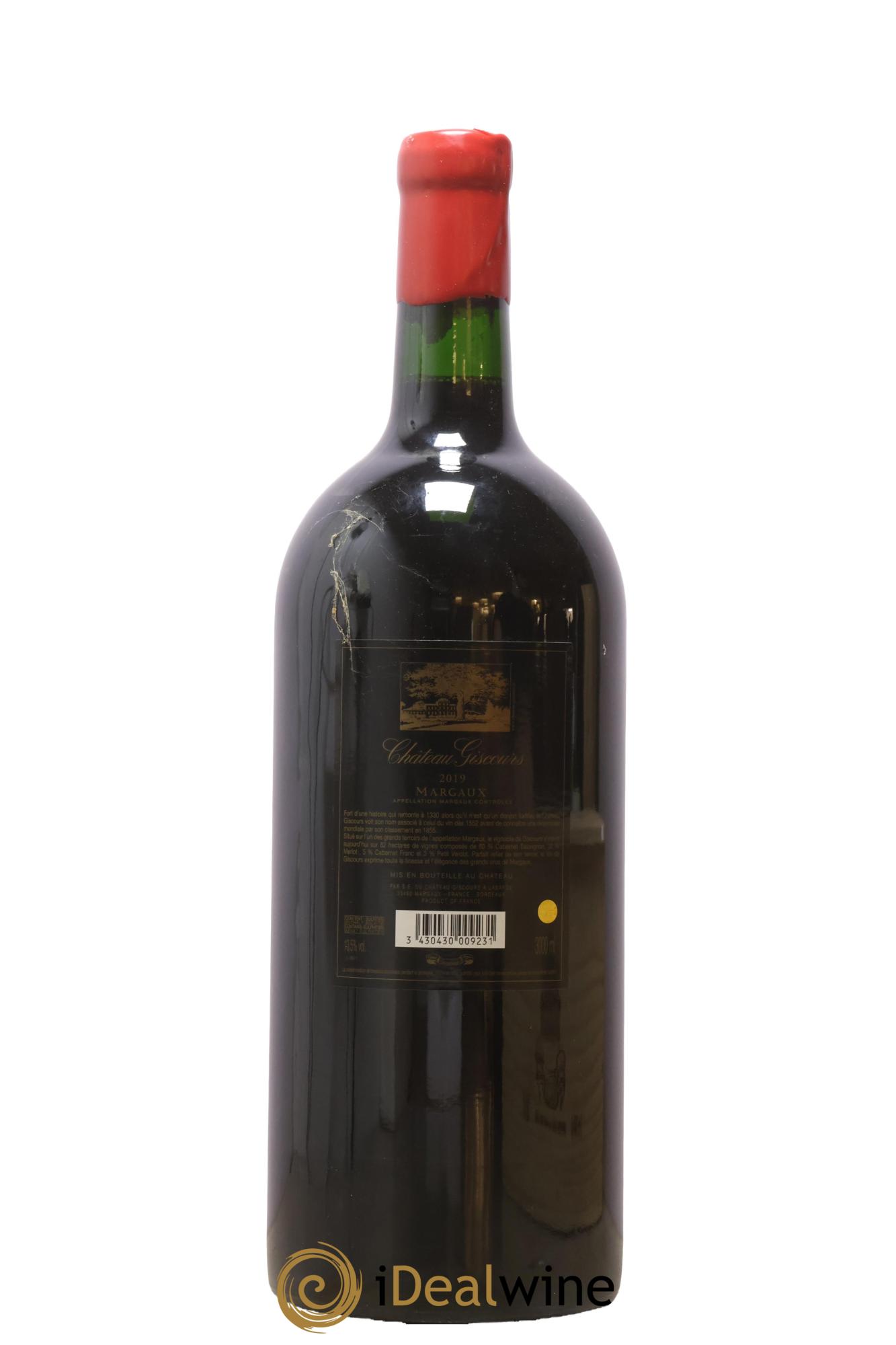 Château Giscours 3ème Grand Cru Classé 2019 - Lot de 1 double magnum - 2