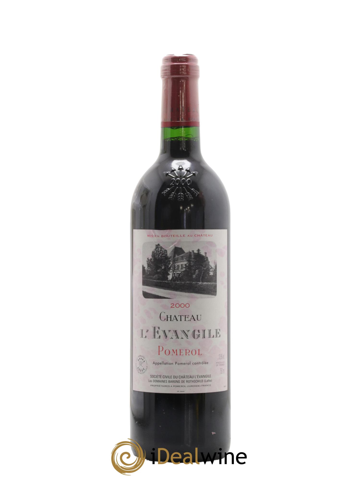 Château l' Évangile 2000 - Lot de 1 bouteille - 0