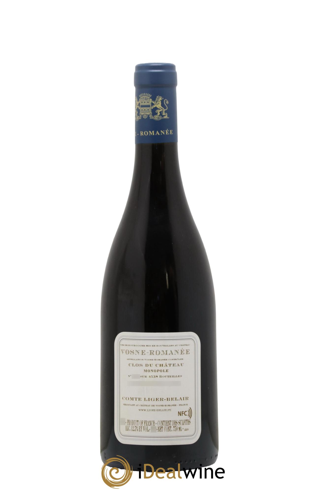 Vosne-Romanée Clos du Château Comte Liger-Belair (Domaine du) 2018 - Lot of 1 bottle - 1