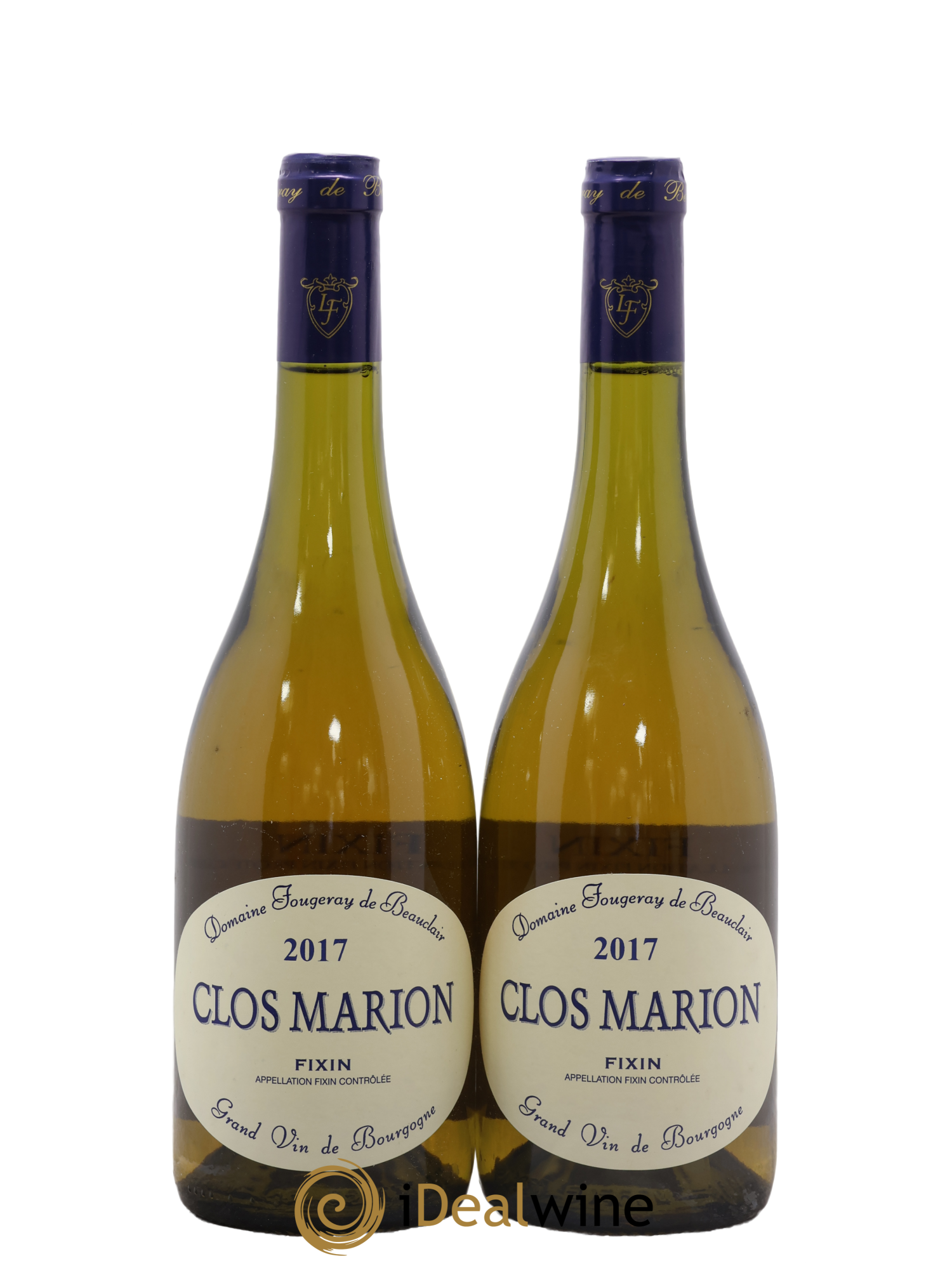 Fixin Clos Marion Fougeray de Beauclair 2017 - Lotto di 2 bottiglie - 0